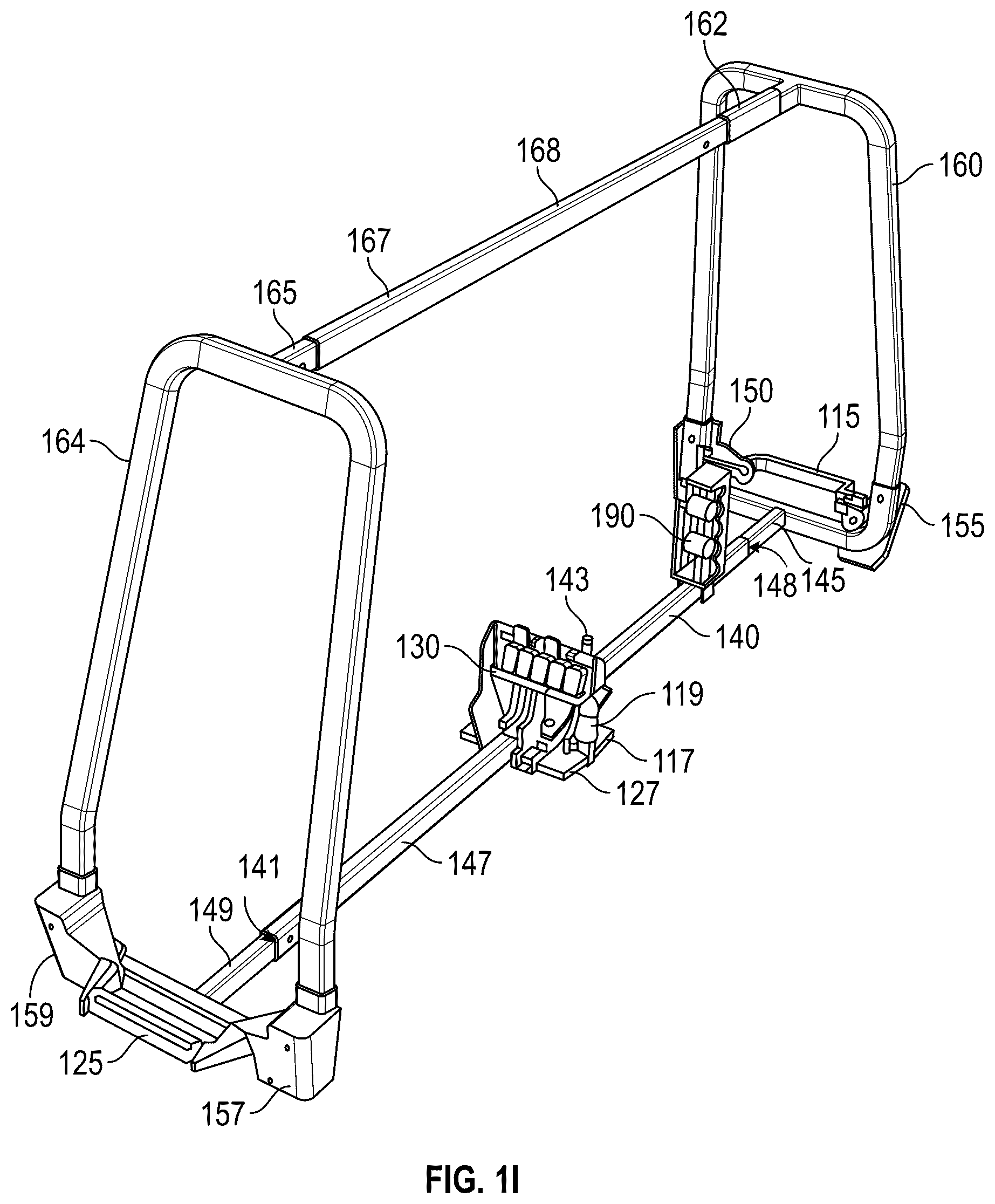 Patent US12426690 Figure 7 – Collapsible travel bags and cases