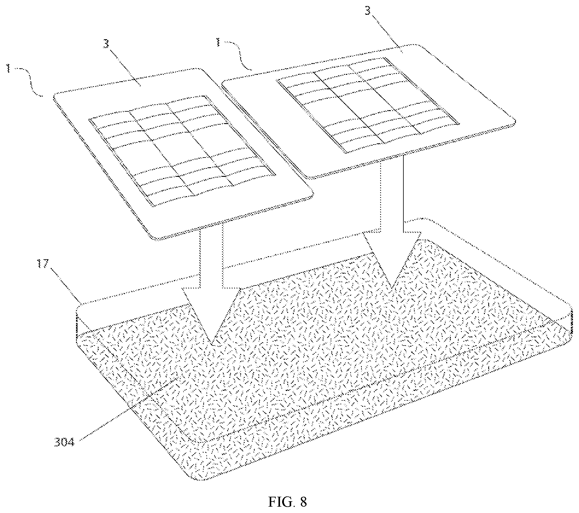Patent US12426691 Figure 5 – Quick-release mounting system