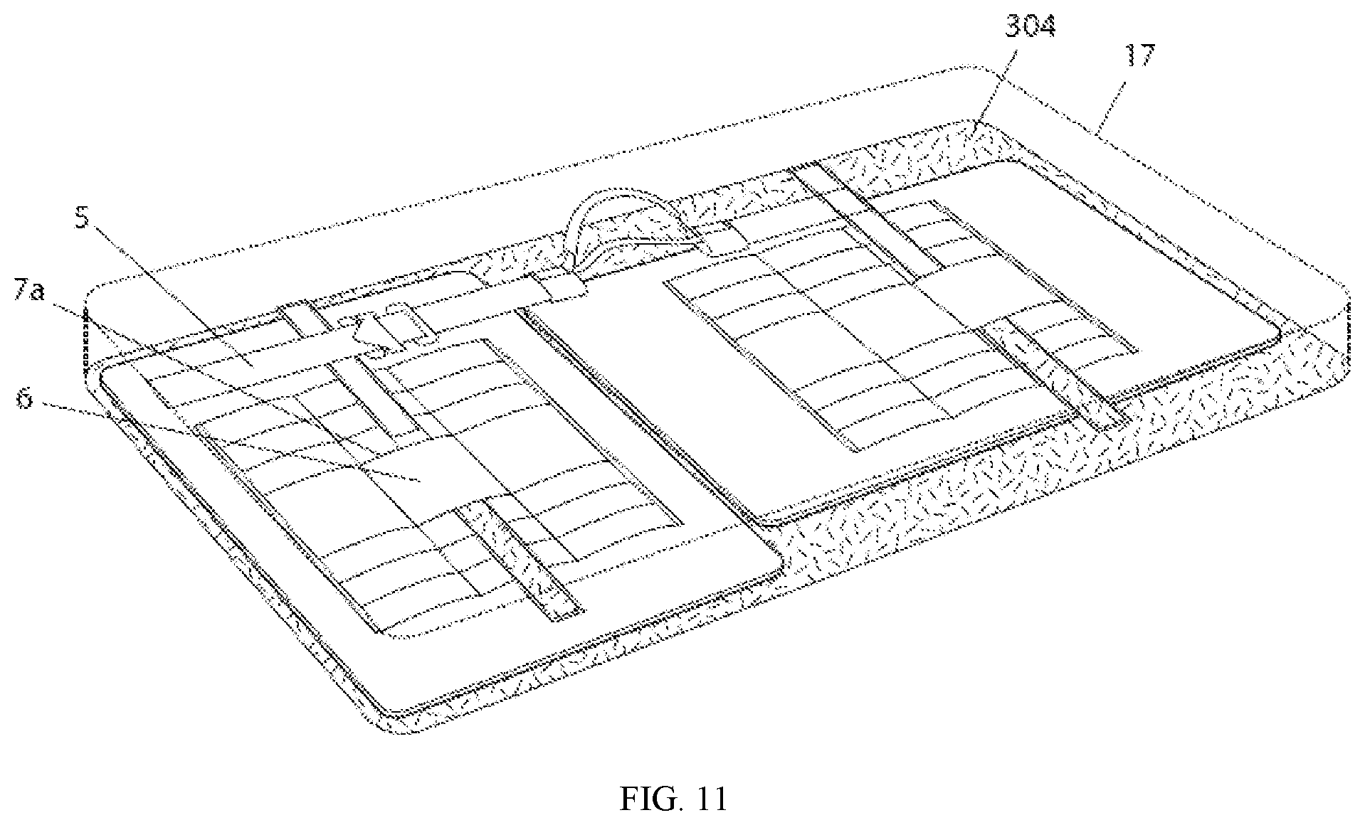 Patent US12426691 Figure 8 – Quick-release mounting system