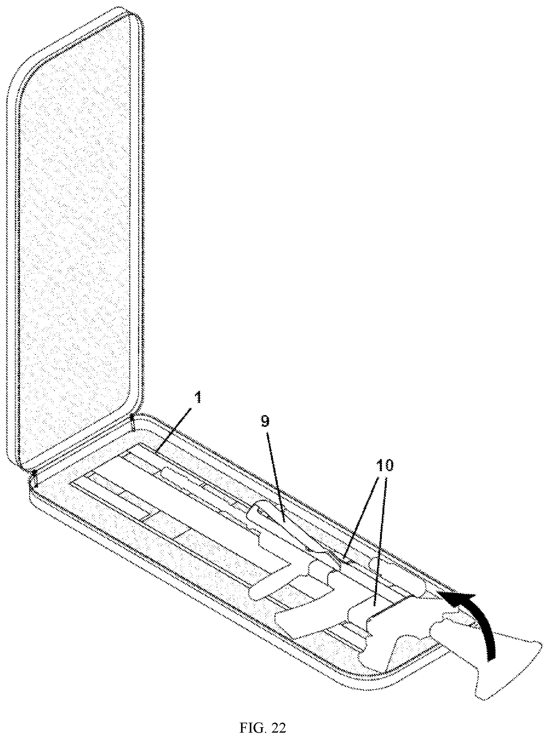 Patent US12426691 Figure 19 – Quick-release mounting system