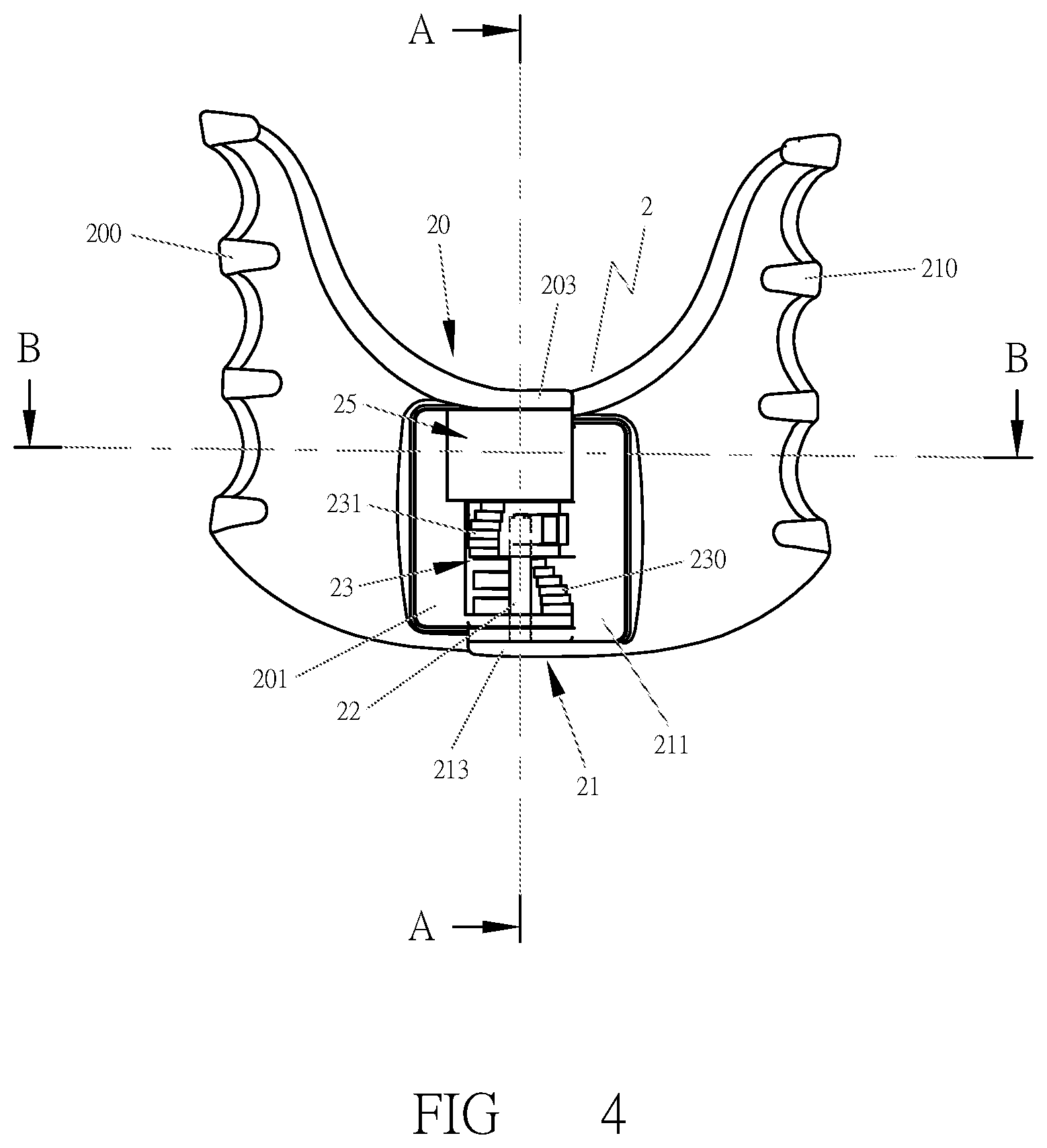Patent US12426692 Figure 3 – Clamp with elastic opening function