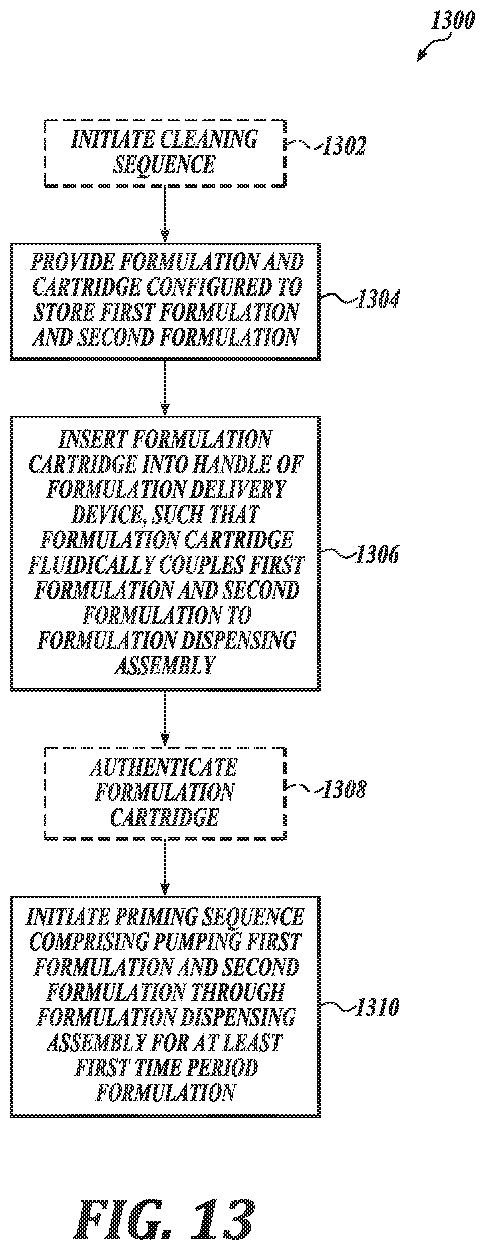 Patent US12426693 Figure 13 – Formulation delivery priming methods