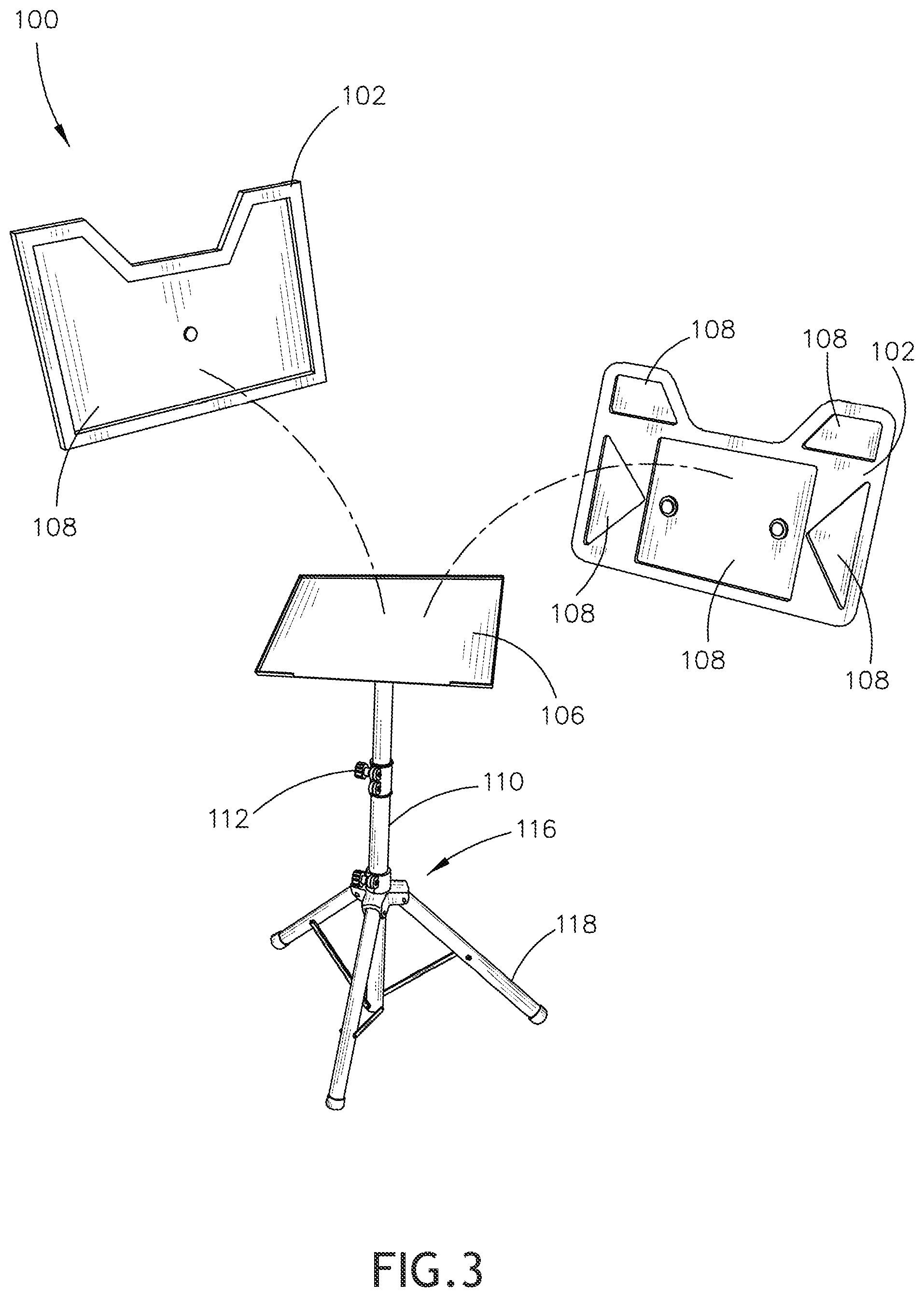 Patent US12426694 Figure 3 – Mobile color and style application device