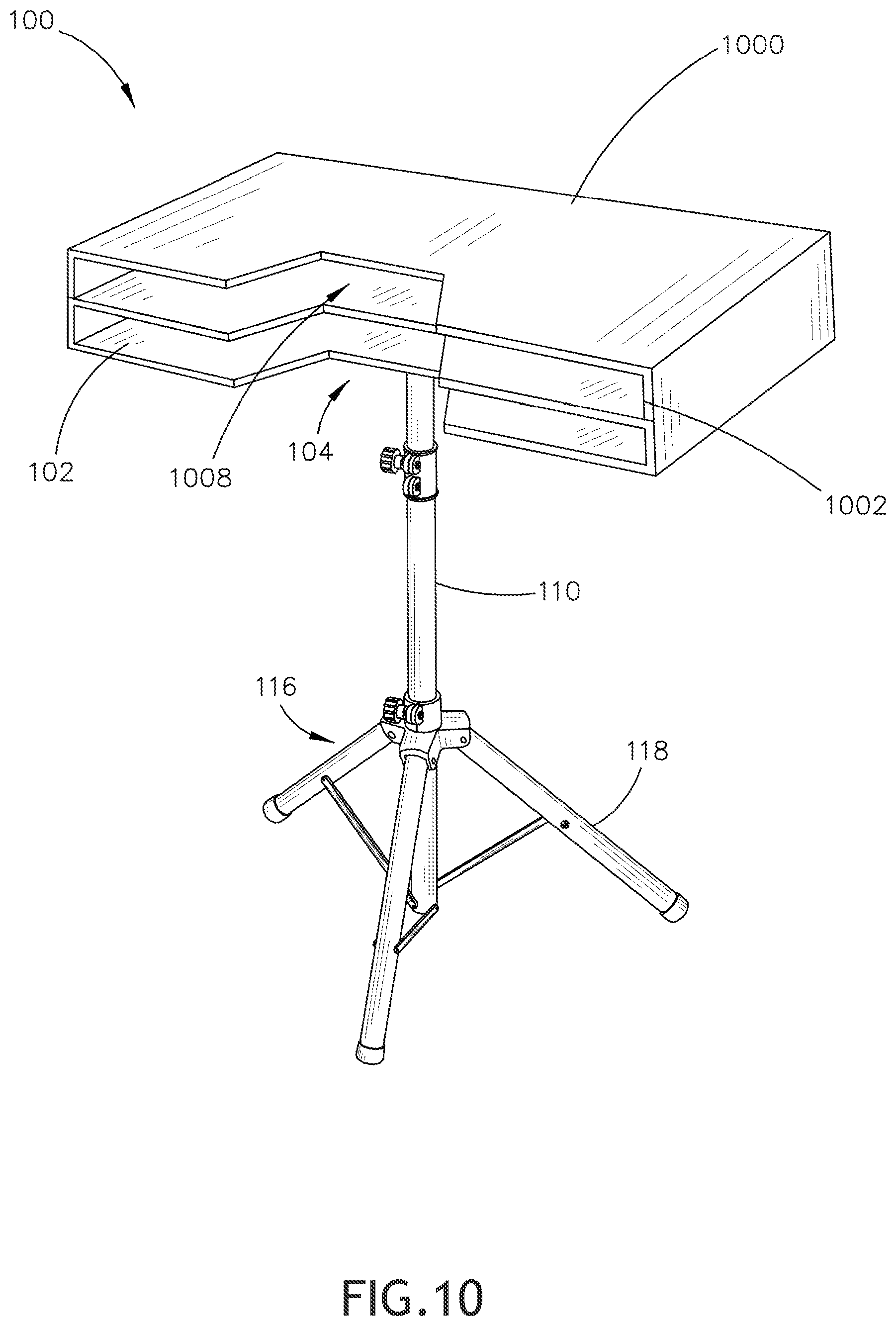 Patent US12426694 Figure 9 – Mobile color and style application device