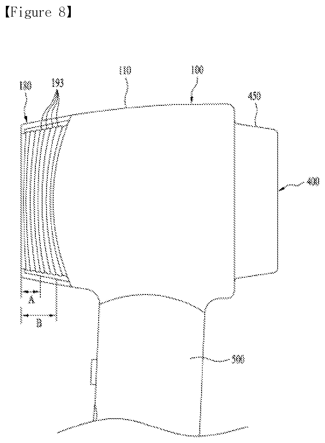 Patent US12426695 Figure 8 – Hair dryer