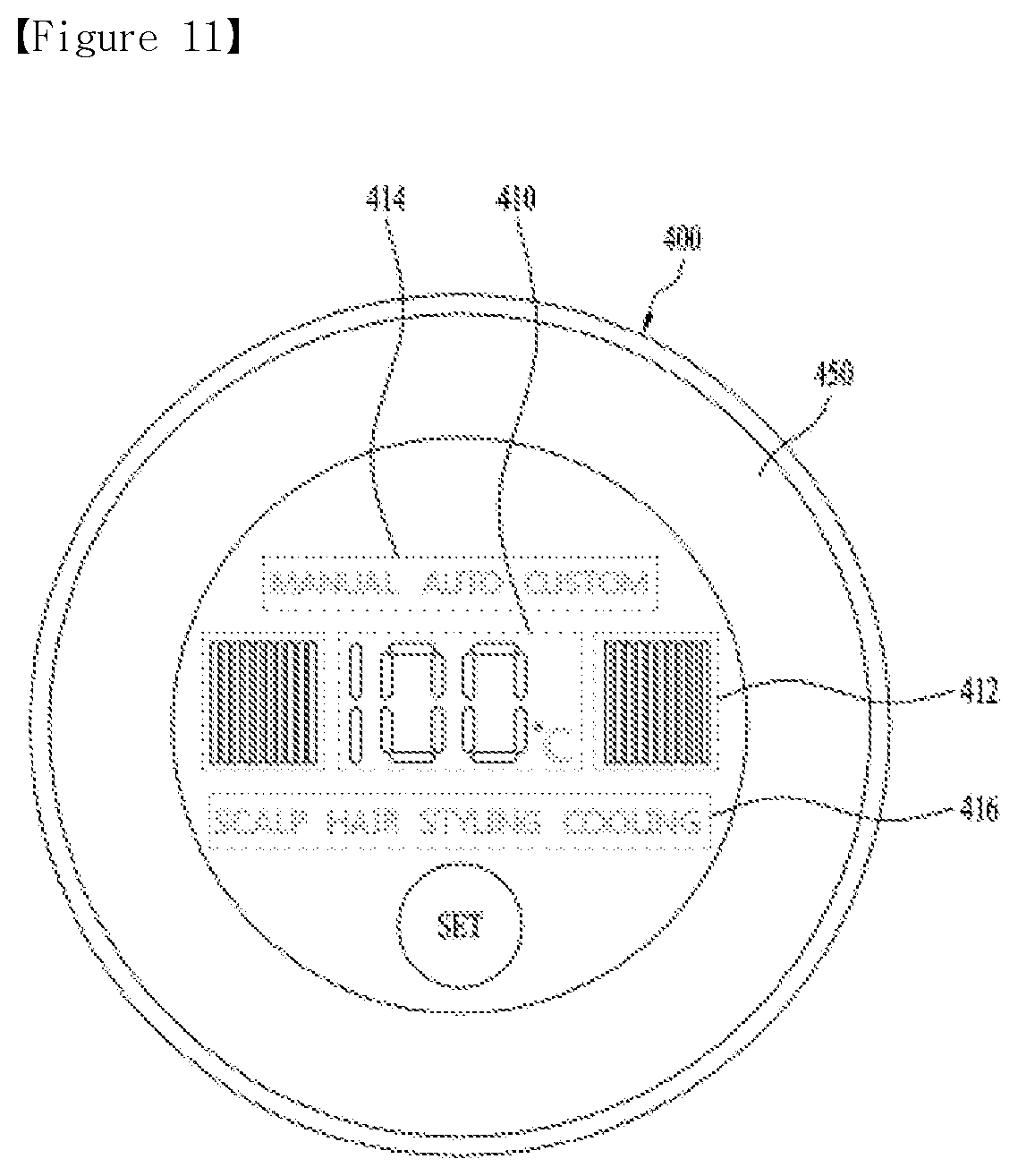Patent US12426695 Figure 11 – Hair dryer