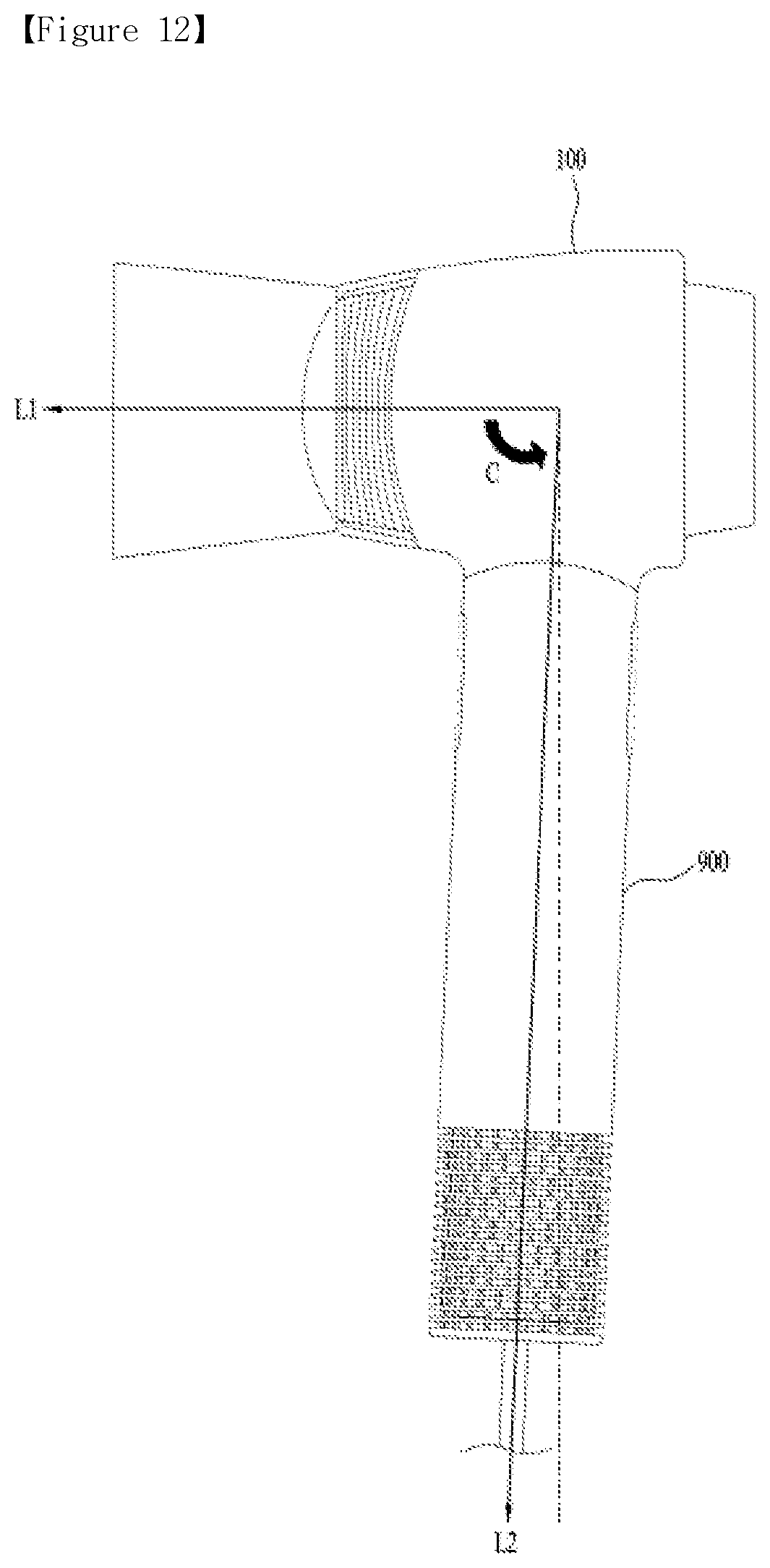 Patent US12426695 Figure 12 – Hair dryer