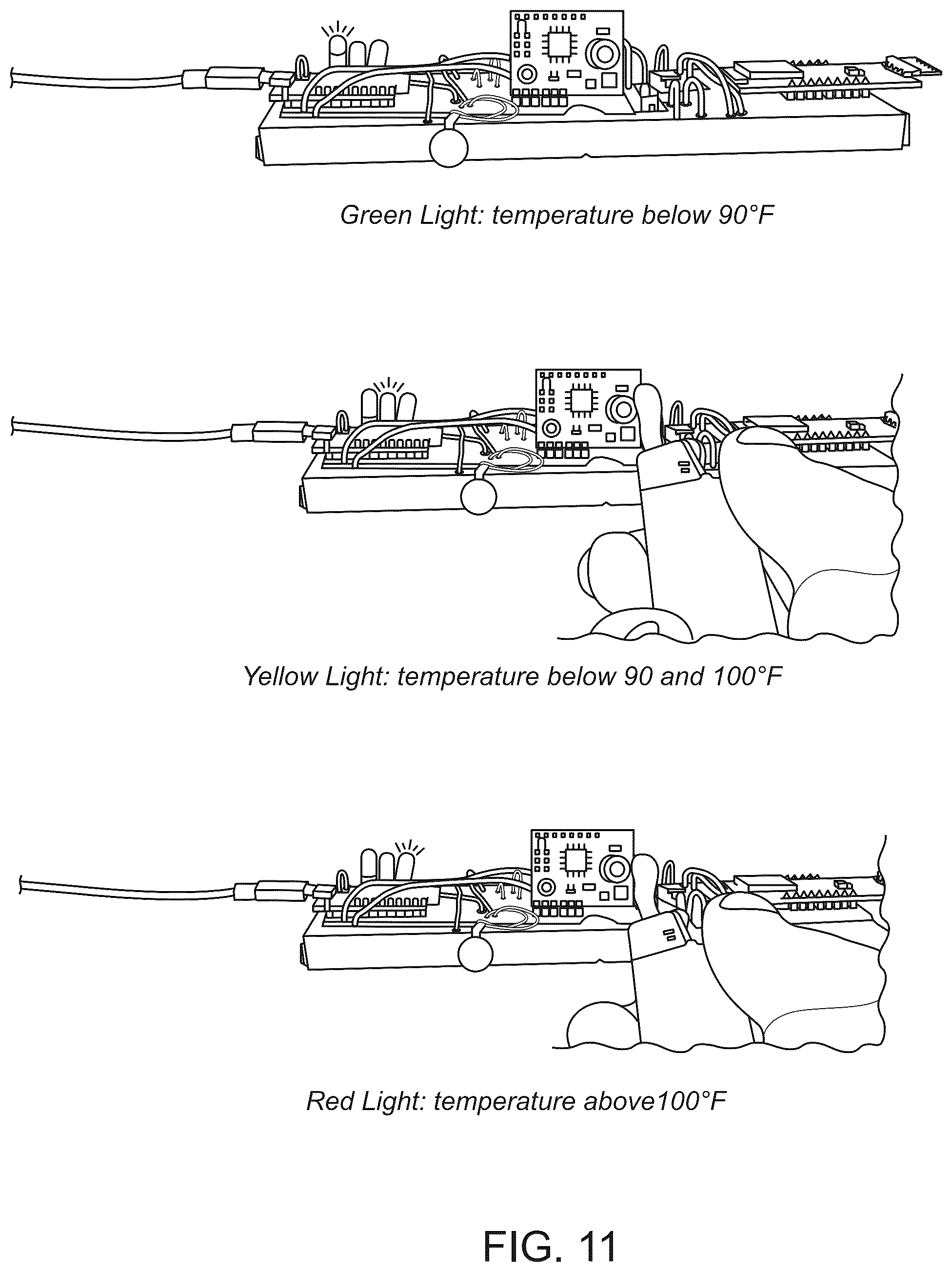 Patent US12426696 Figure 11 – System and method for an enhanced hair dryer
