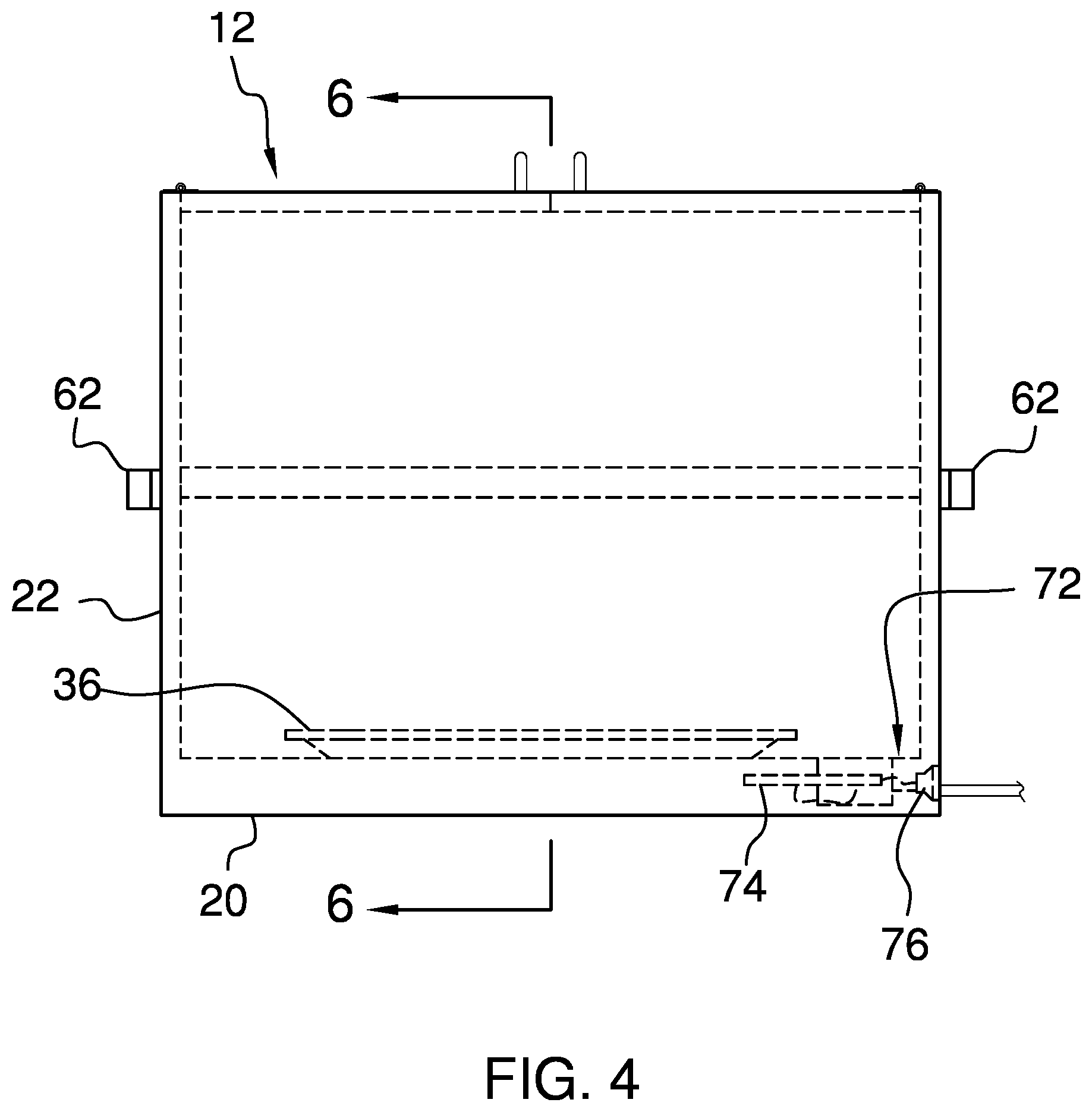 Patent US12426698 Figure 4 – Hair care products storage device