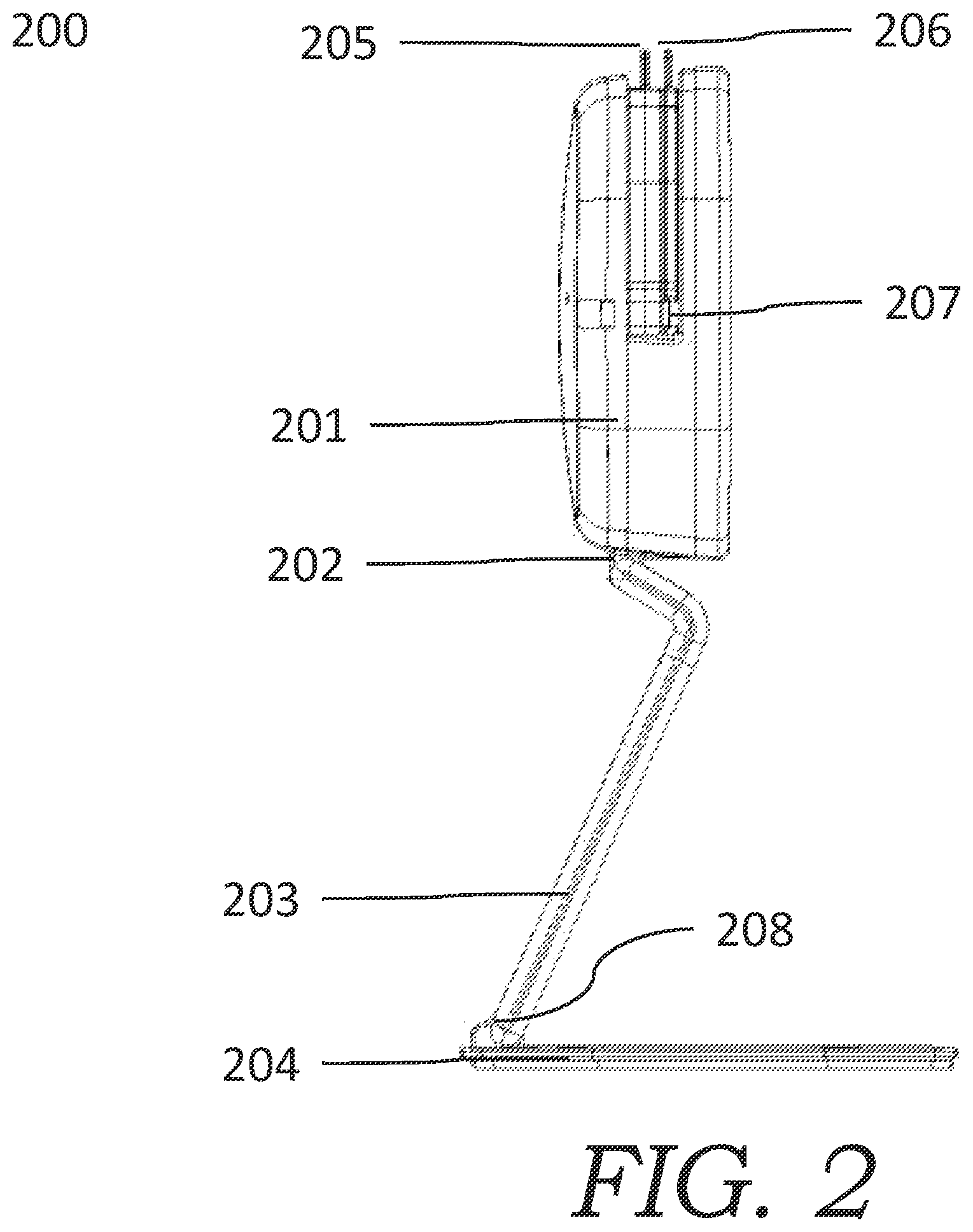 Patent US12426699 Figure 2 – Three-phase makeup mirror