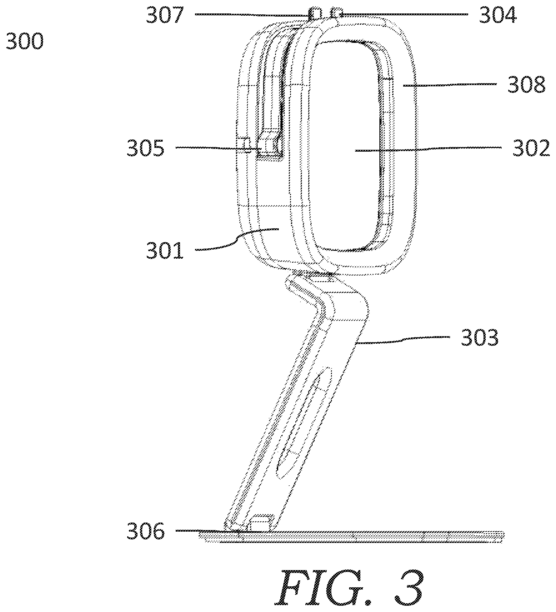 Patent US12426699 Figure 3 – Three-phase makeup mirror