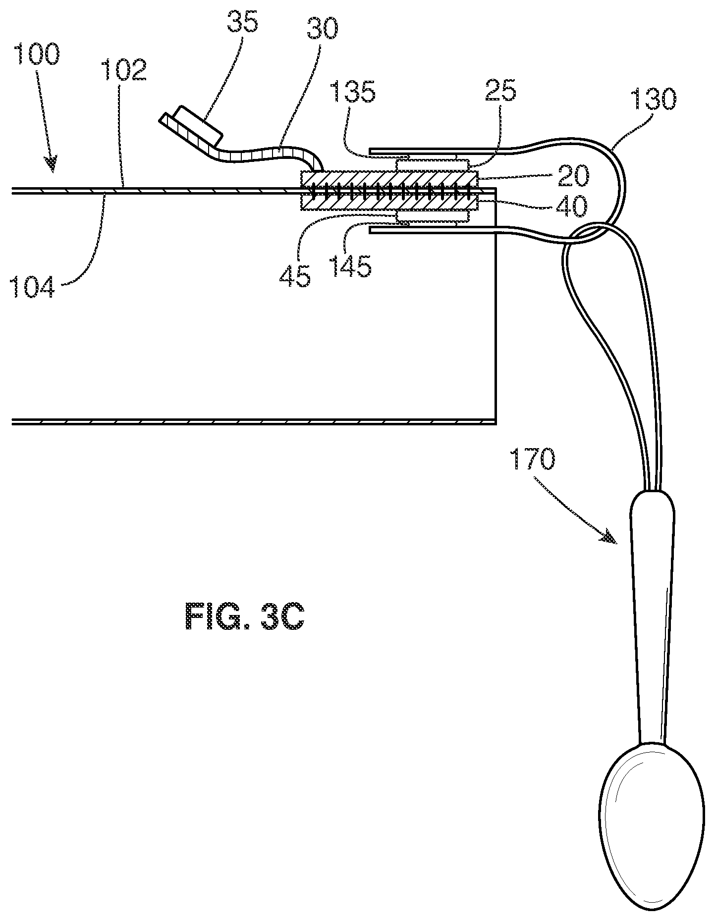 Patent US12426700 Figure 5 – Accessory attachment assembly for a garment and a garment with an accessory attachment assembly
