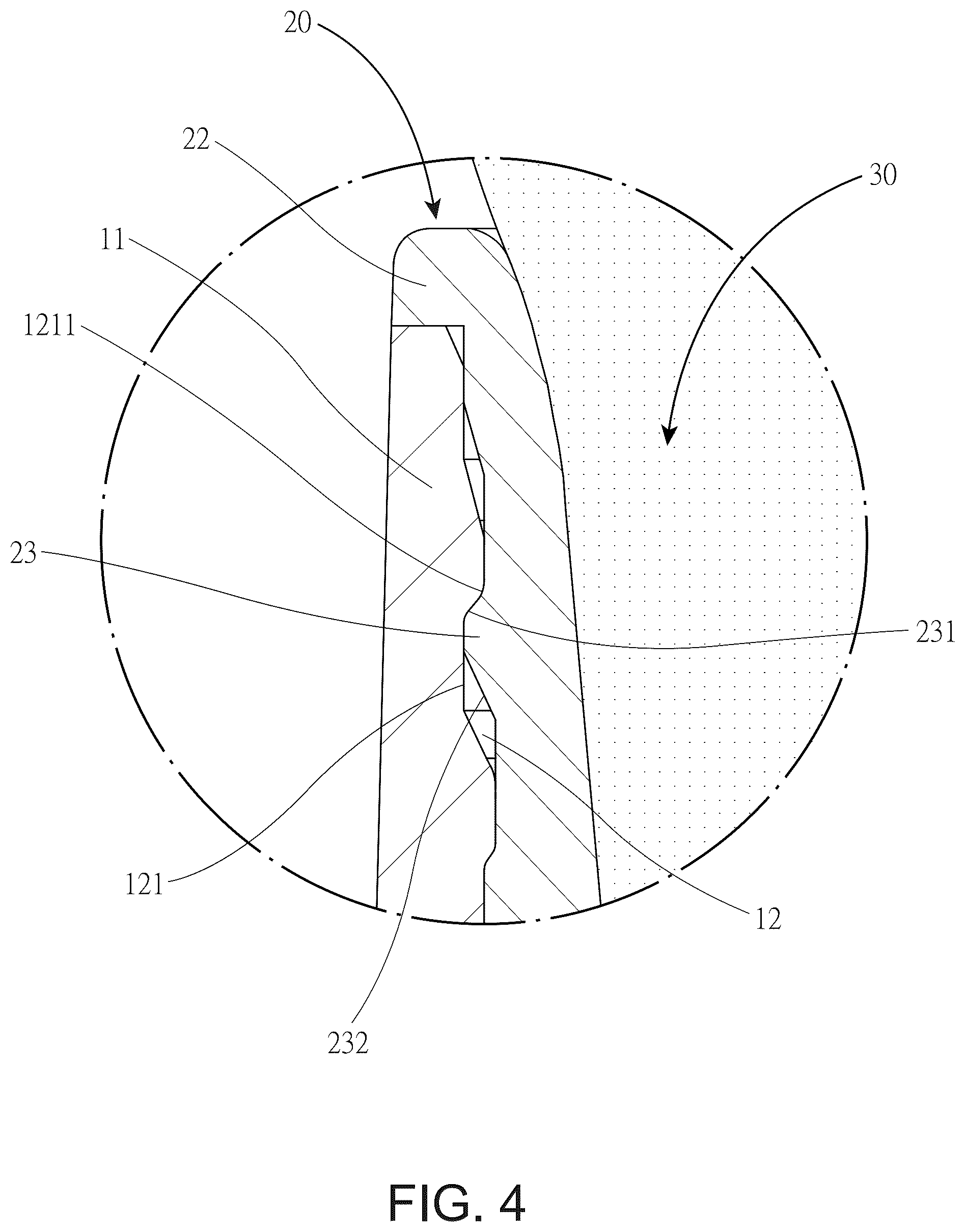 Patent US12426701 Figure 4 – Wand applicator with releasable swab head