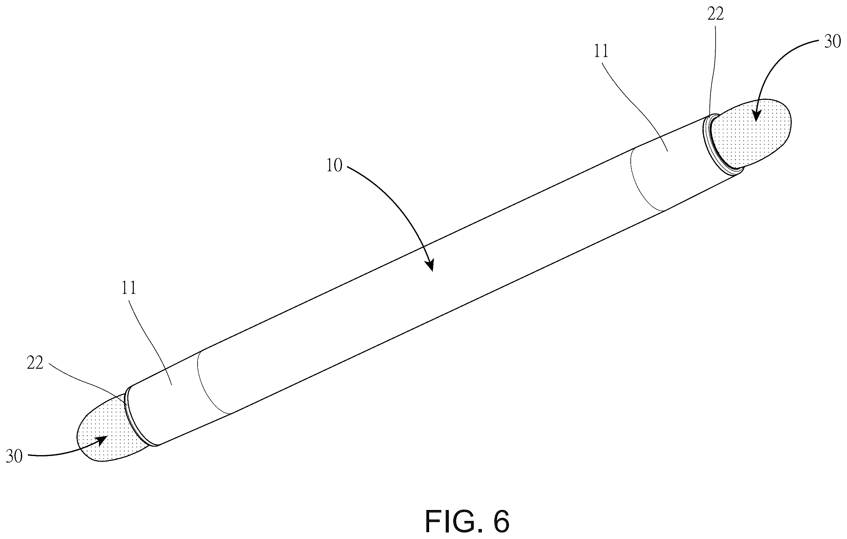 Patent US12426701 Figure 6 – Wand applicator with releasable swab head