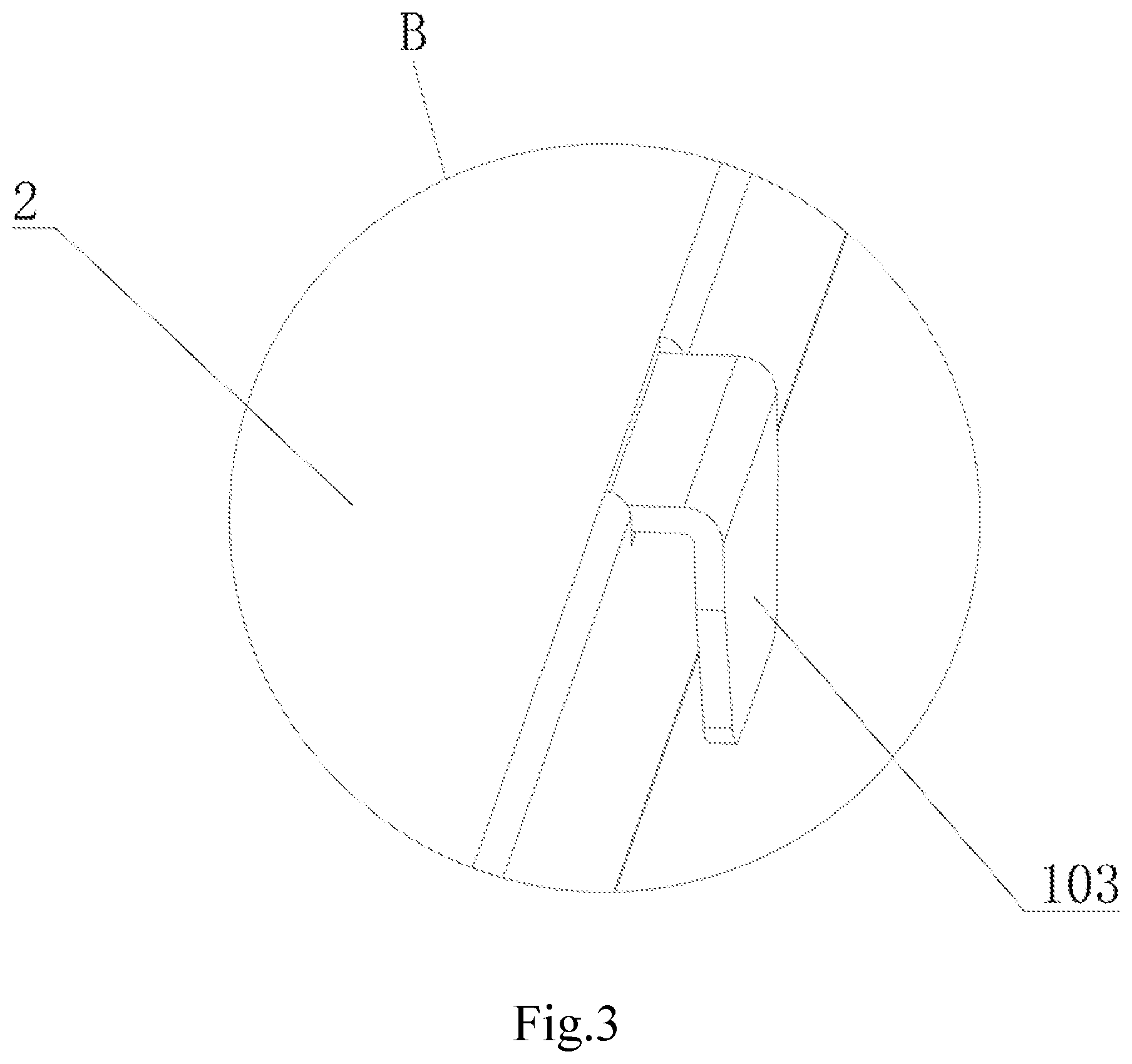 Patent US12426704 Figure 3 – Portable folding outdoor table