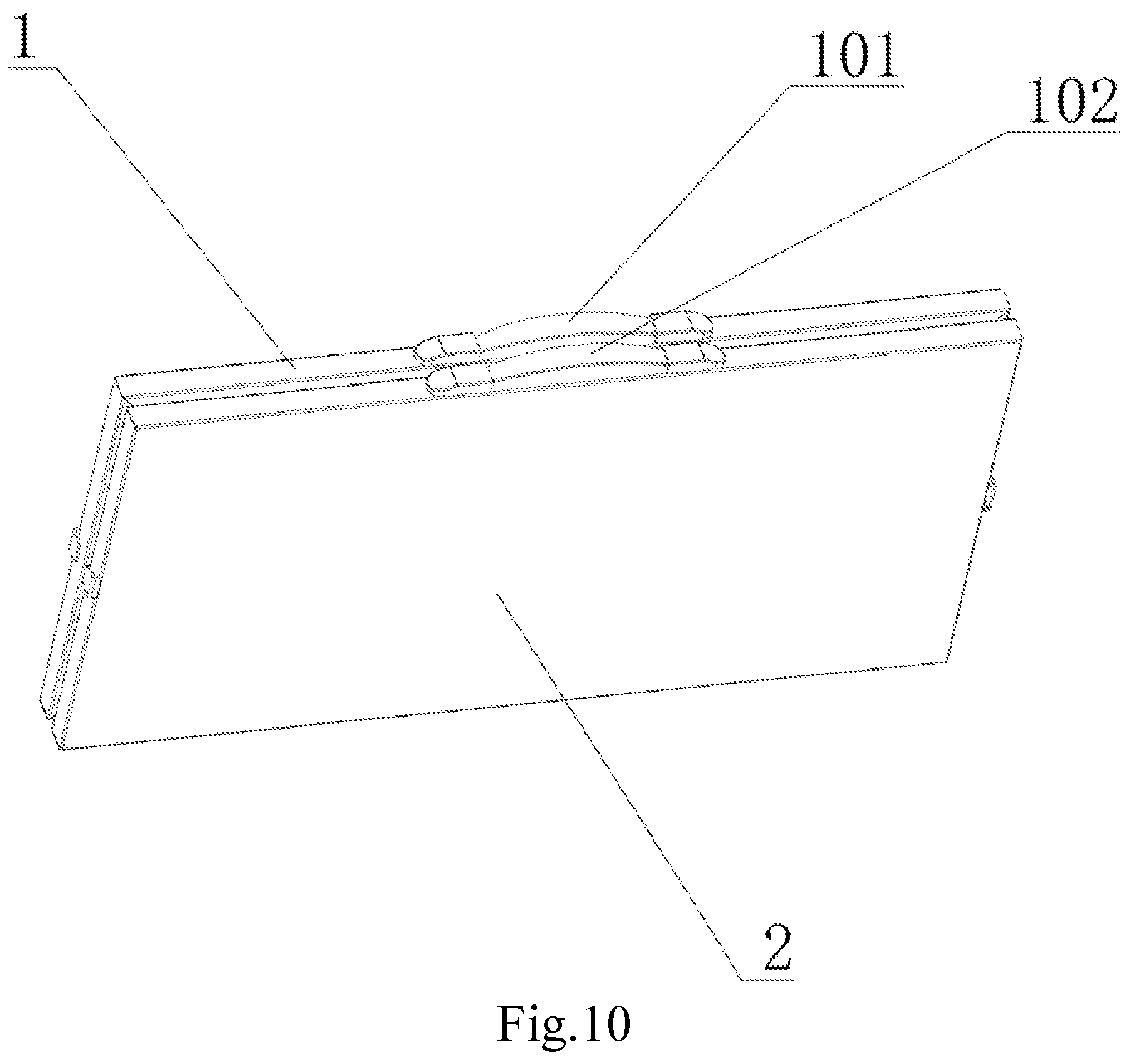 Patent US12426704 Figure 10 – Portable folding outdoor table