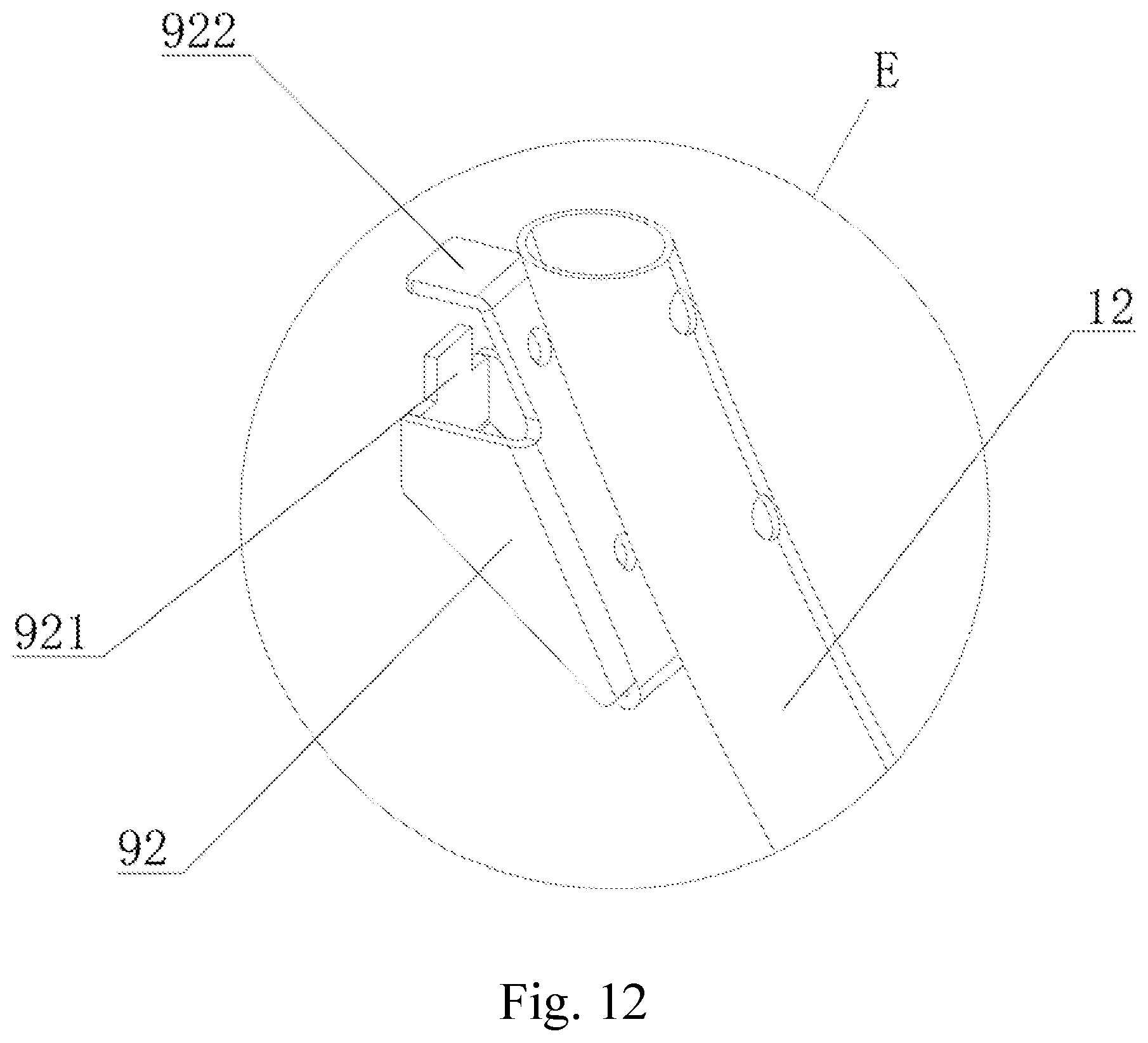 Patent US12426704 Figure 12 – Portable folding outdoor table