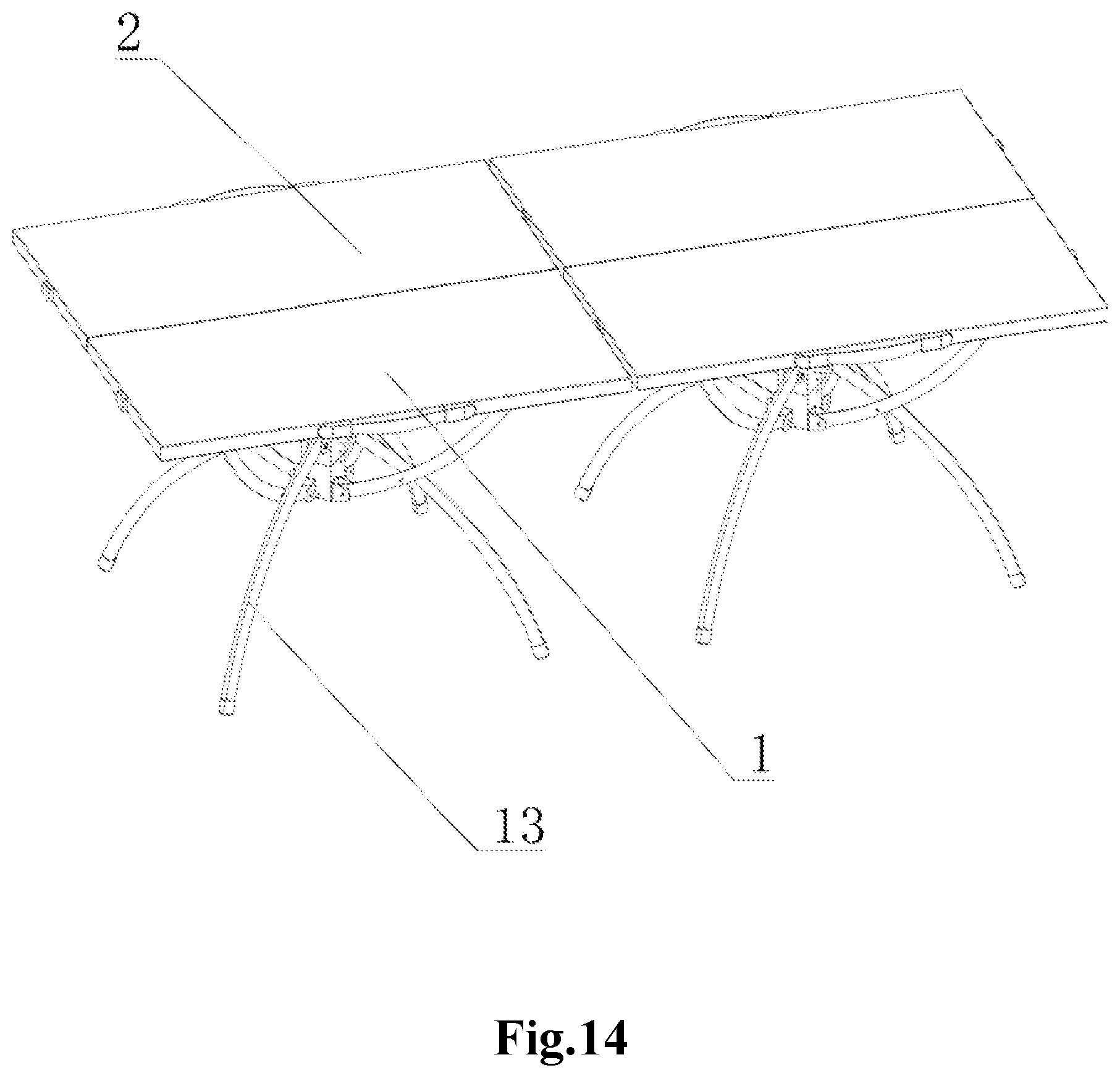 Patent US12426704 Figure 14 – Portable folding outdoor table