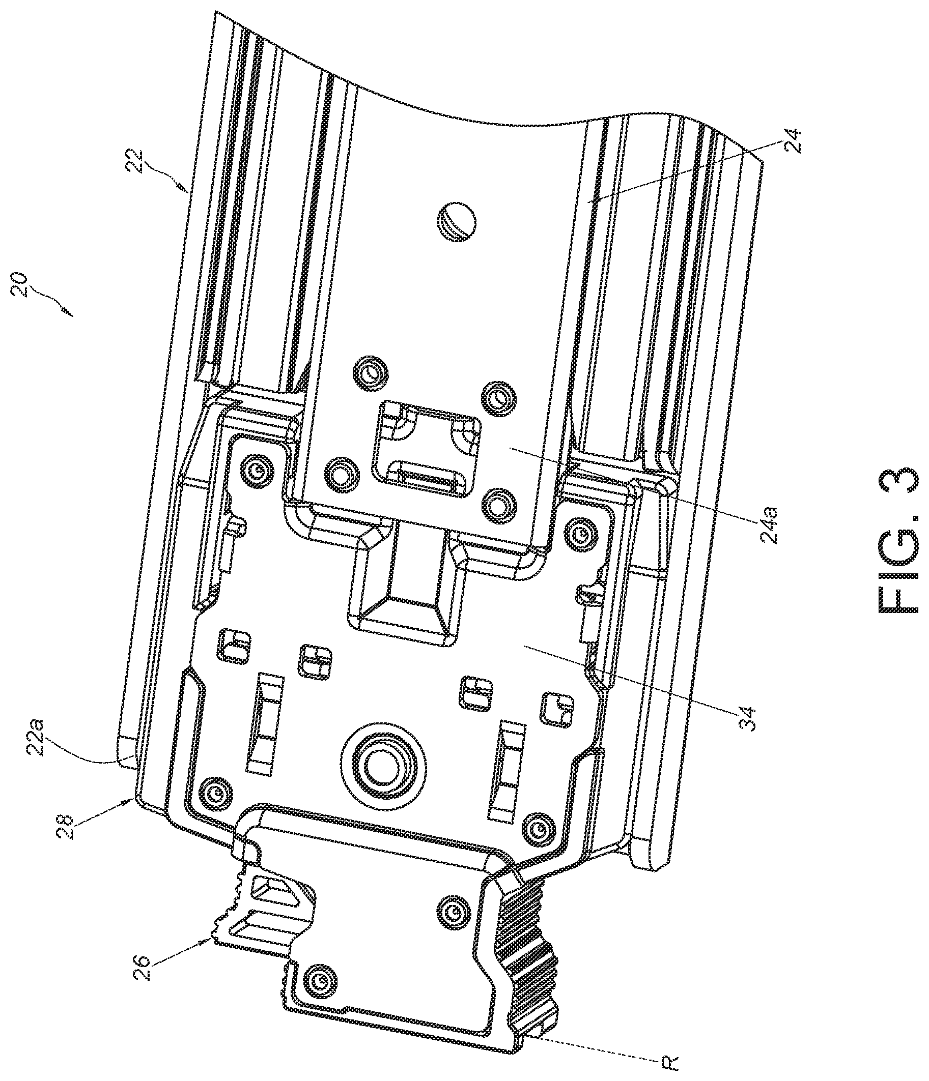 Patent US12426706 Figure 3 – Slide rail assembly