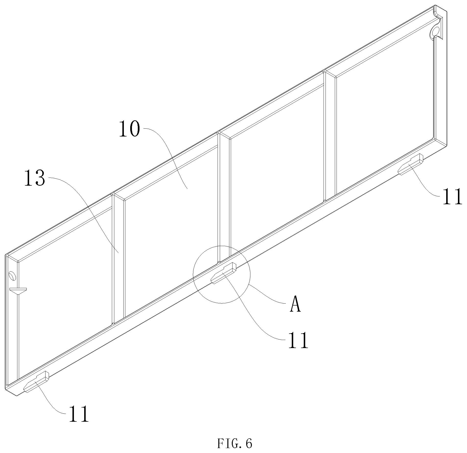 Patent US12426707 Figure 6 – Assembled drawer