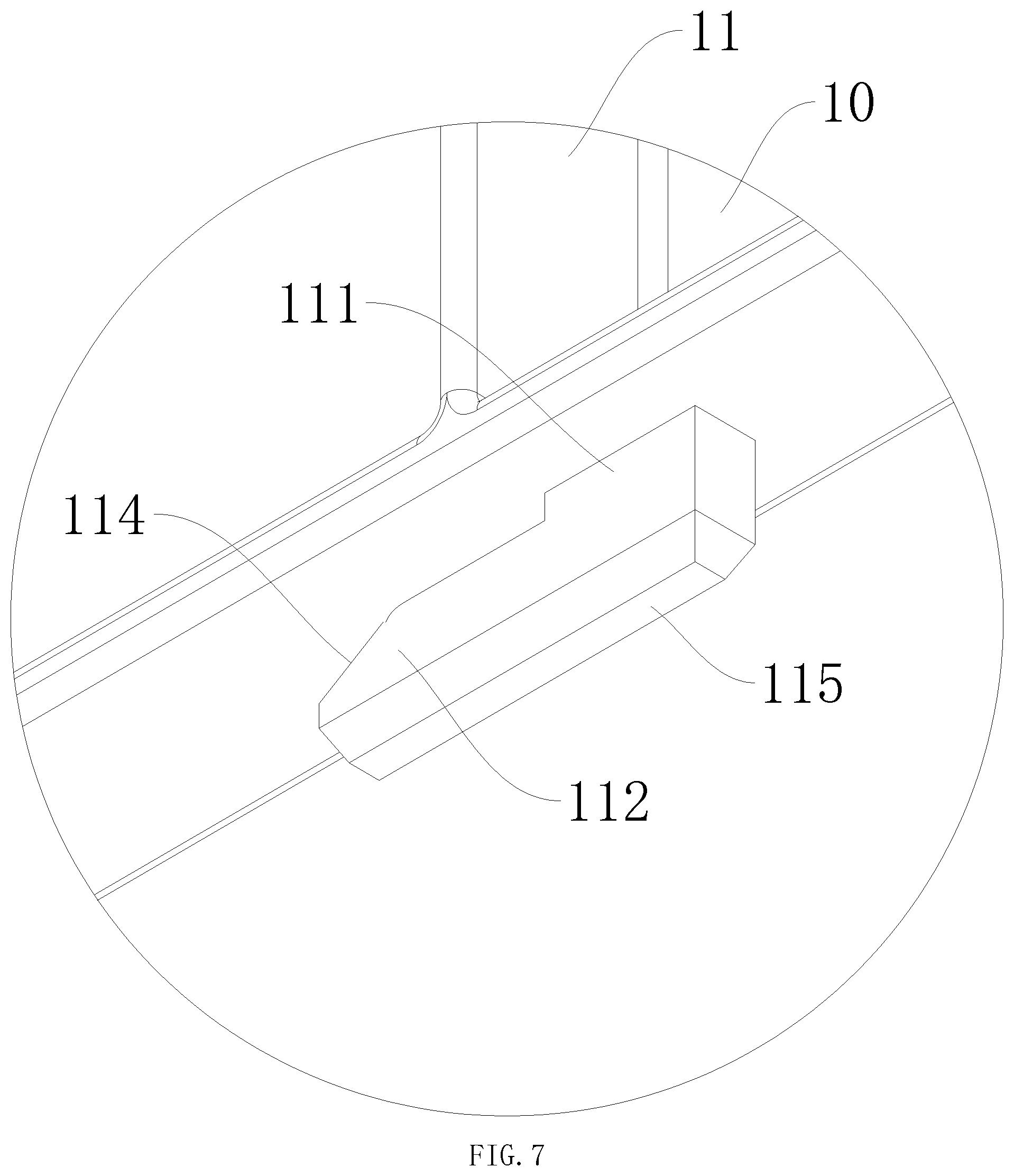 Patent US12426707 Figure 7 – Assembled drawer
