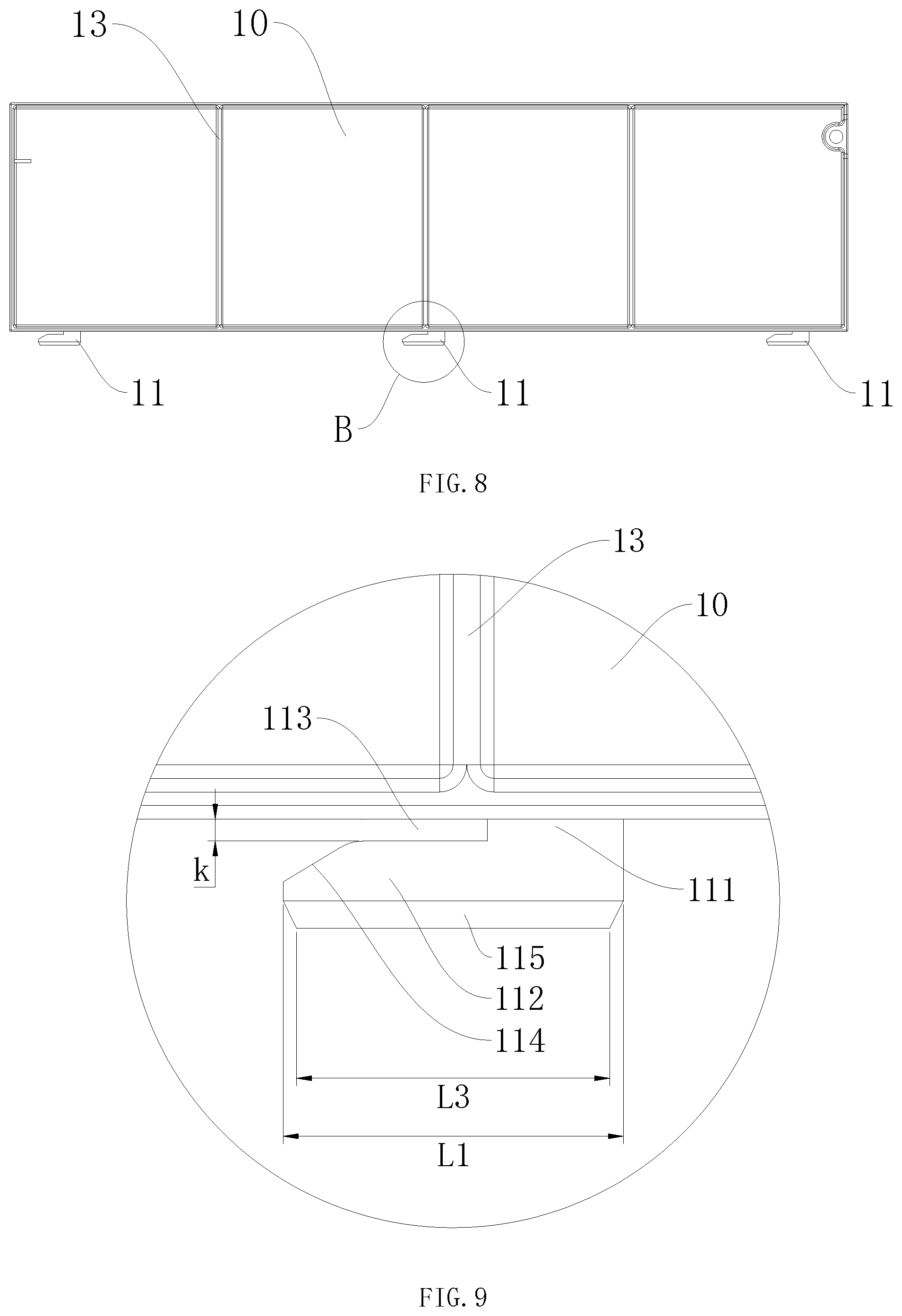 Patent US12426707 Figure 8 – Assembled drawer