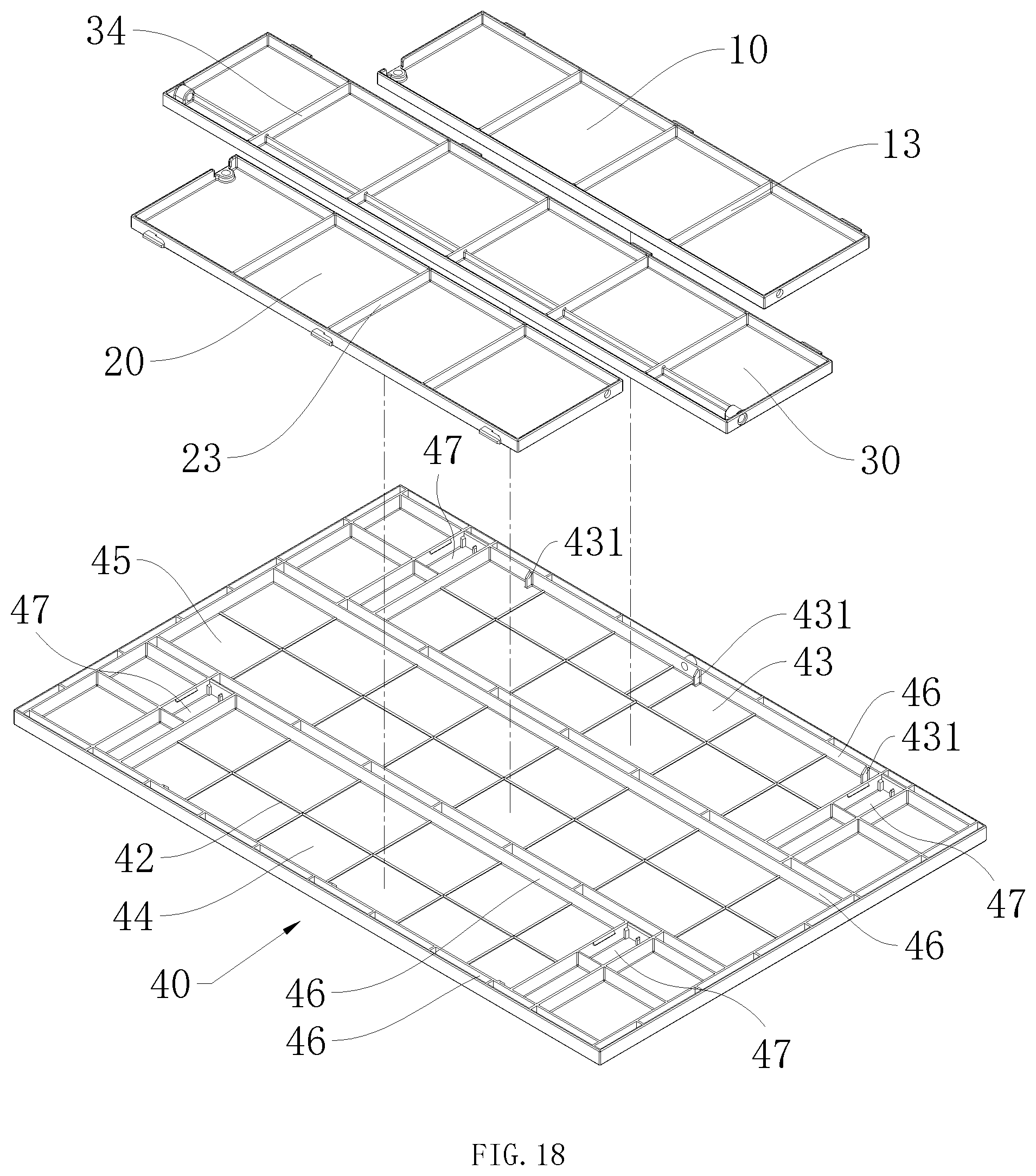 Patent US12426707 Figure 16 – Assembled drawer