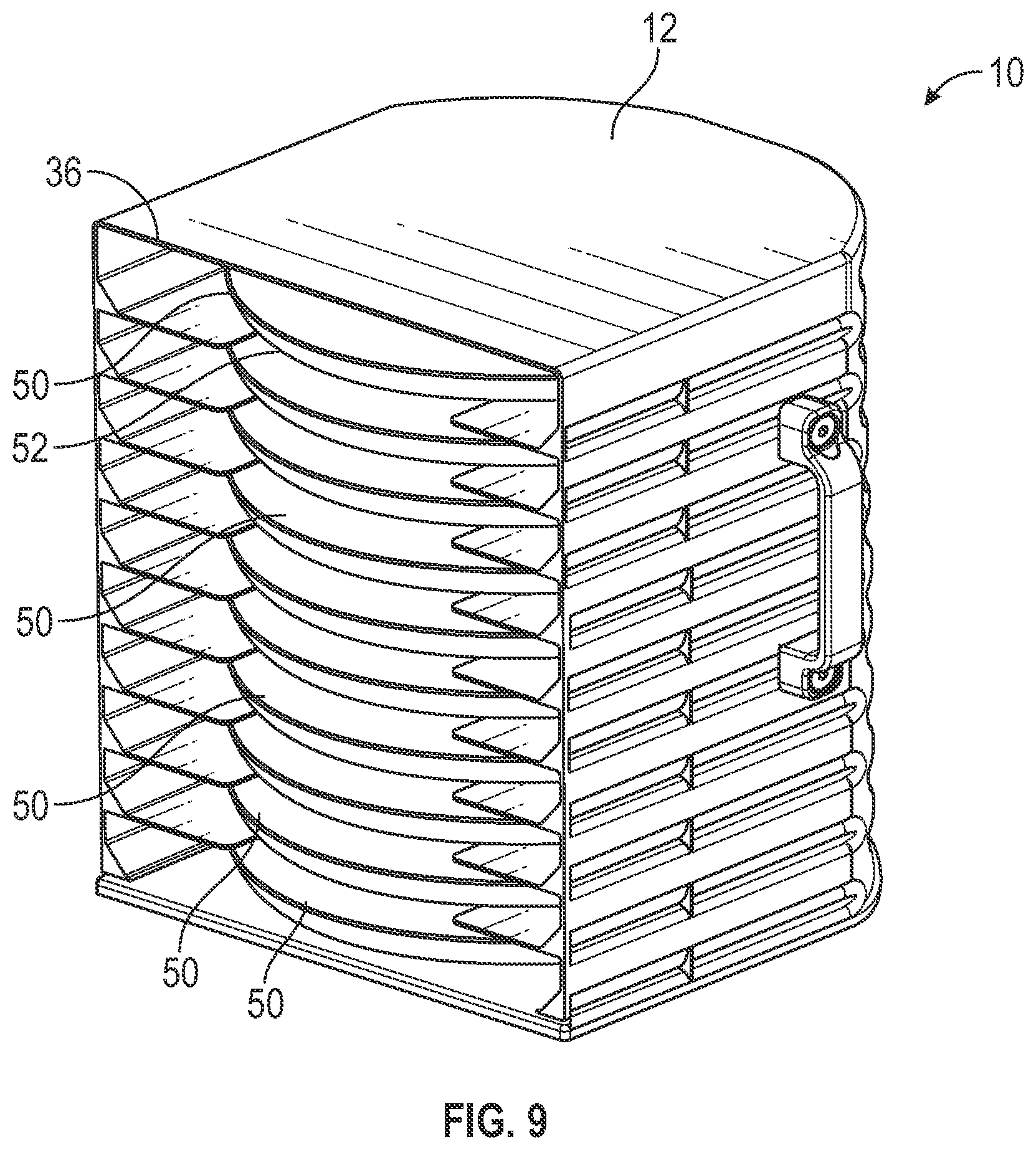 Patent US12426708 Figure 9 – Storage system