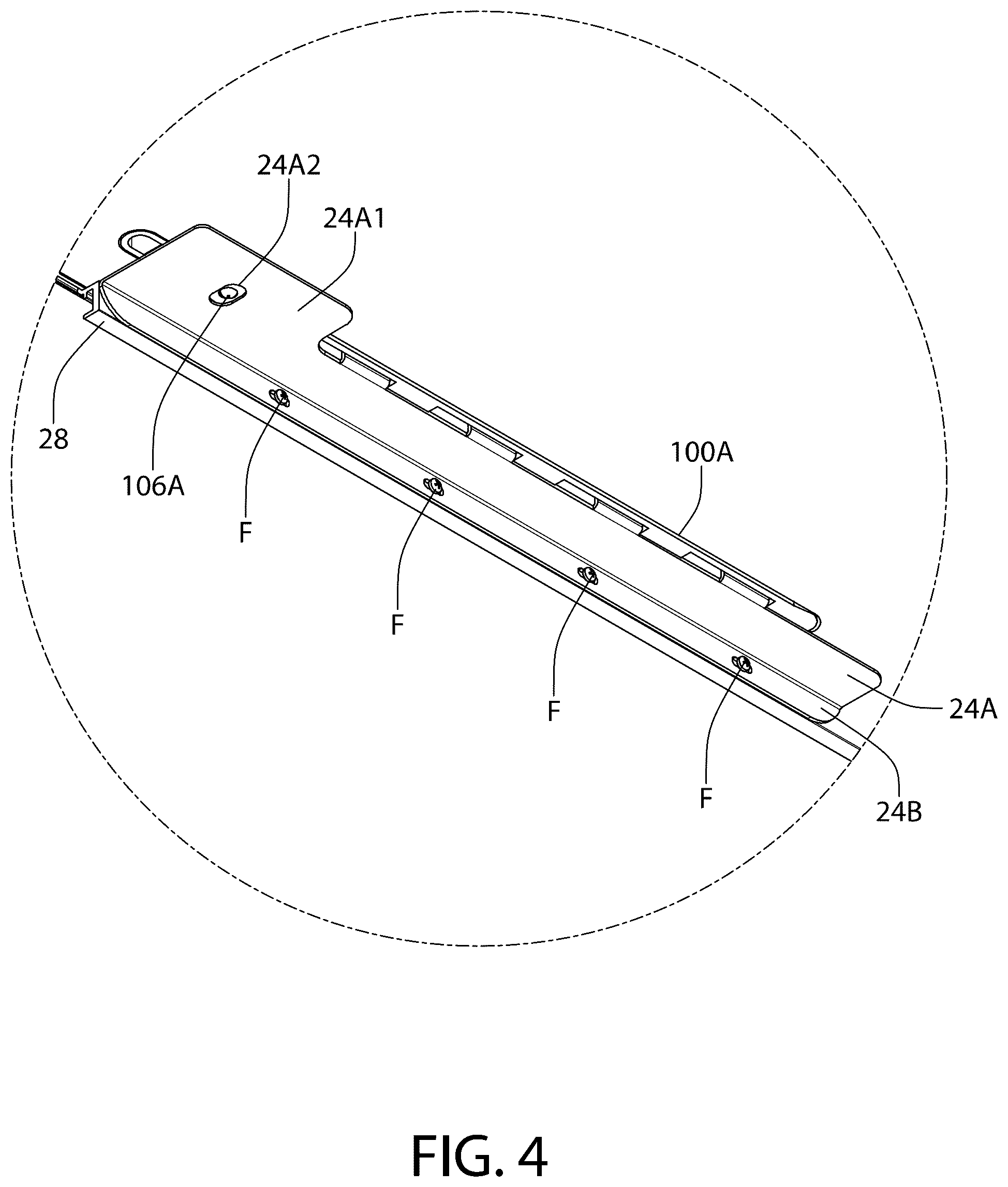 Patent US12426709 Figure 5 – Apparatus and method for releasably locked furniture