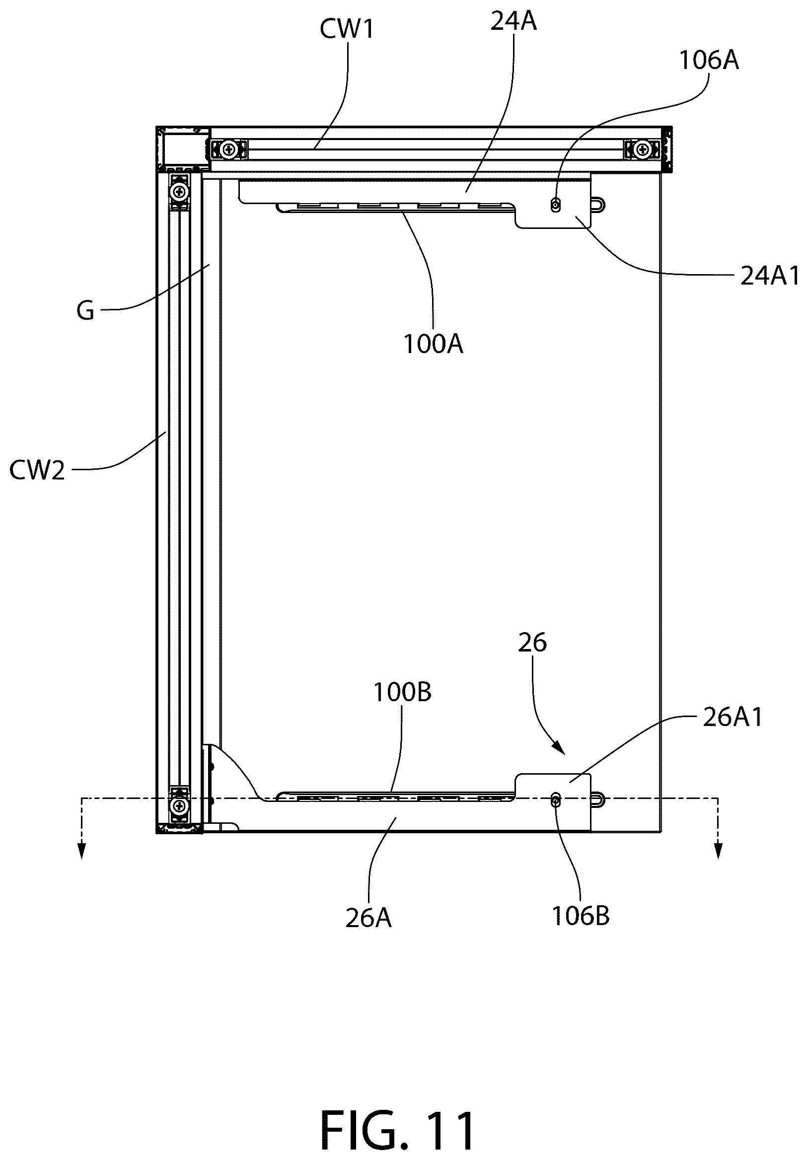 Patent US12426709 Figure 12 – Apparatus and method for releasably locked furniture
