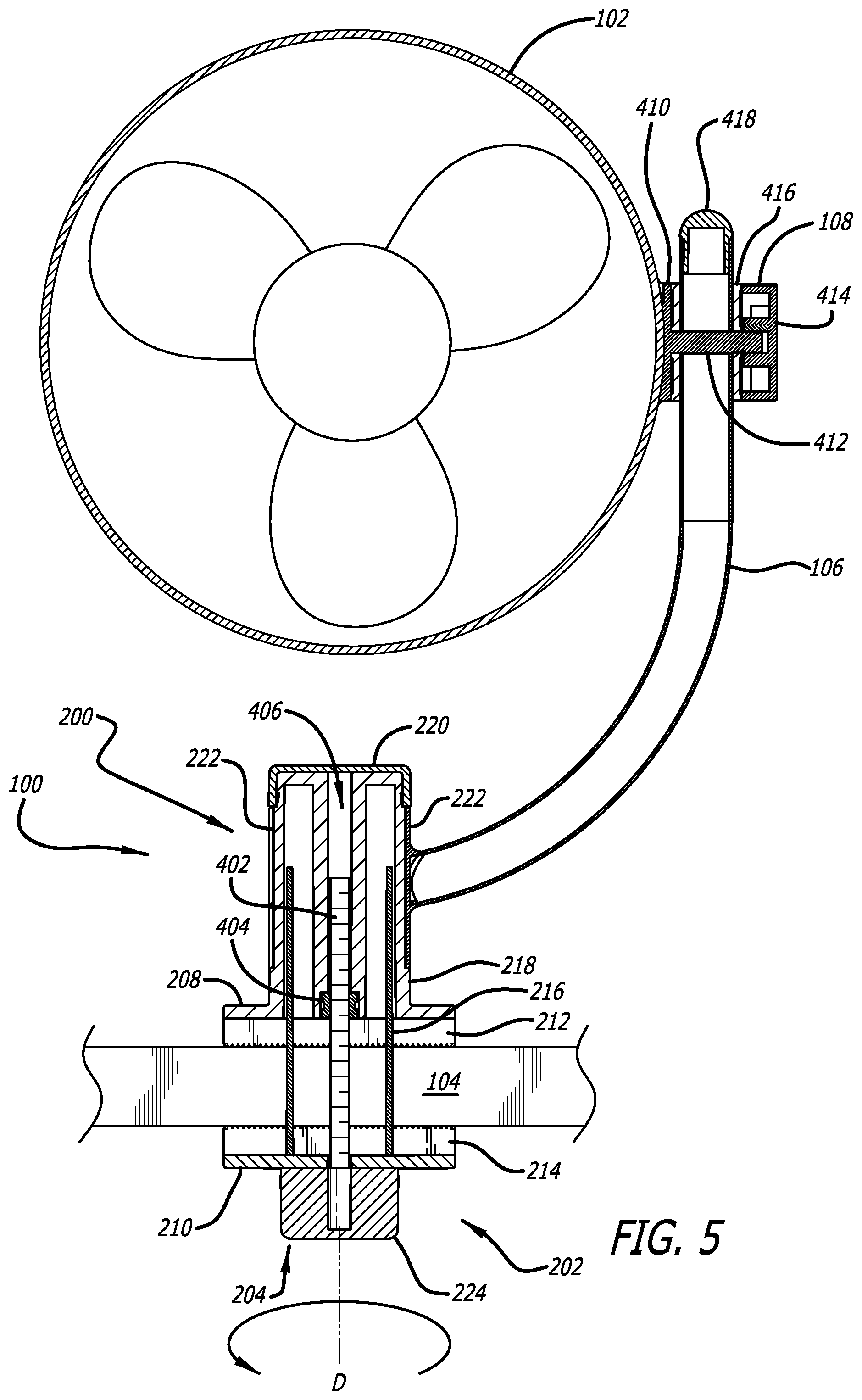 Patent US12426711 Figure 5 – Fan base