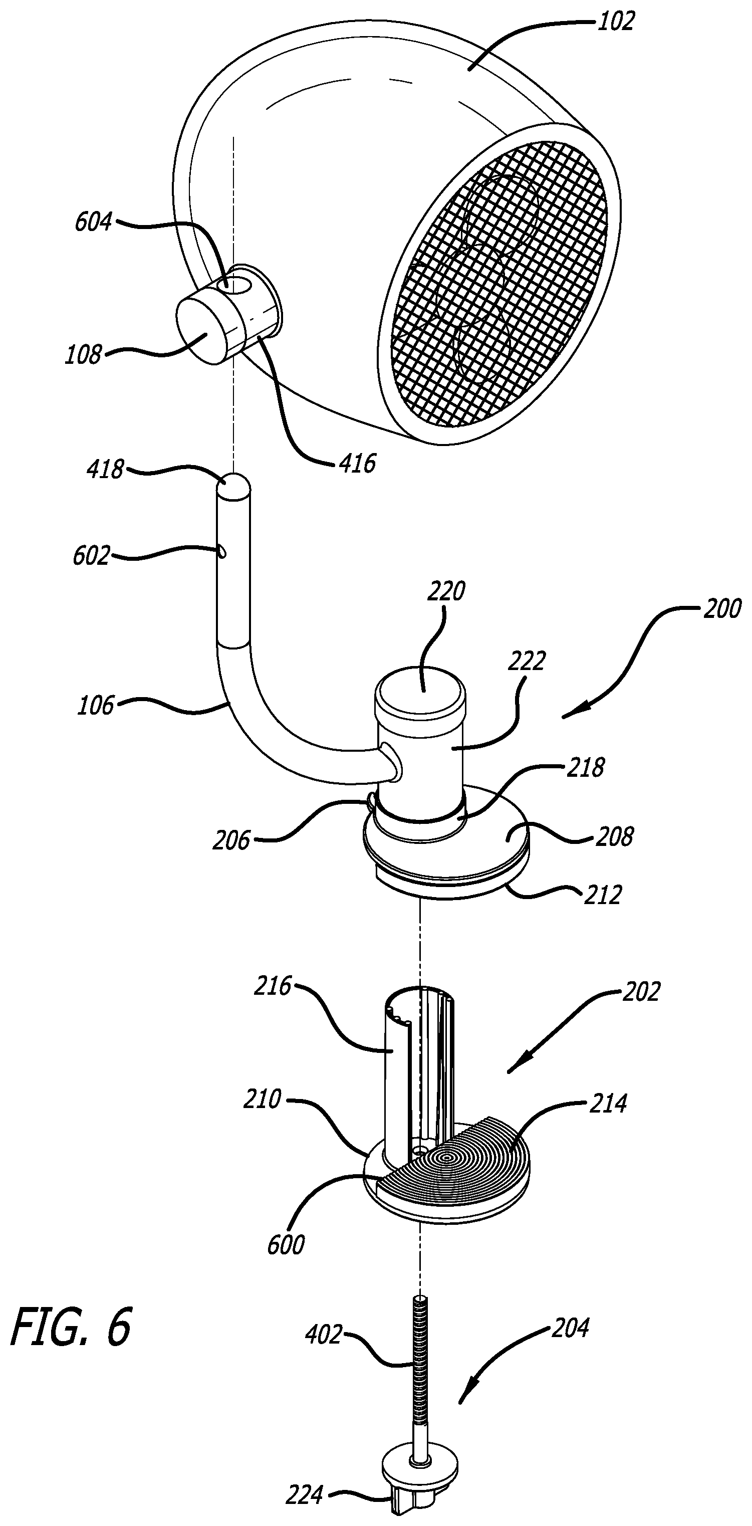 Patent US12426711 Figure 6 – Fan base