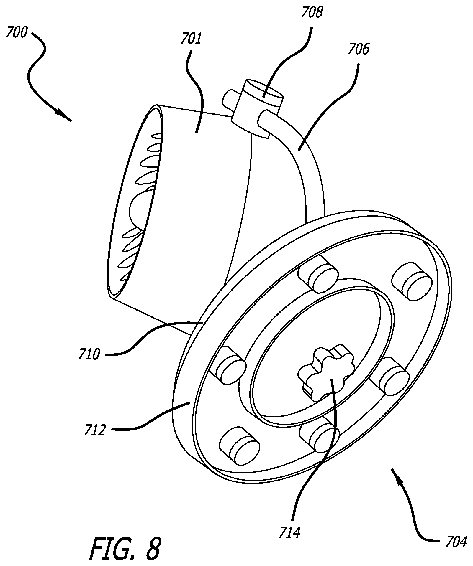 Patent US12426711 Figure 8 – Fan base