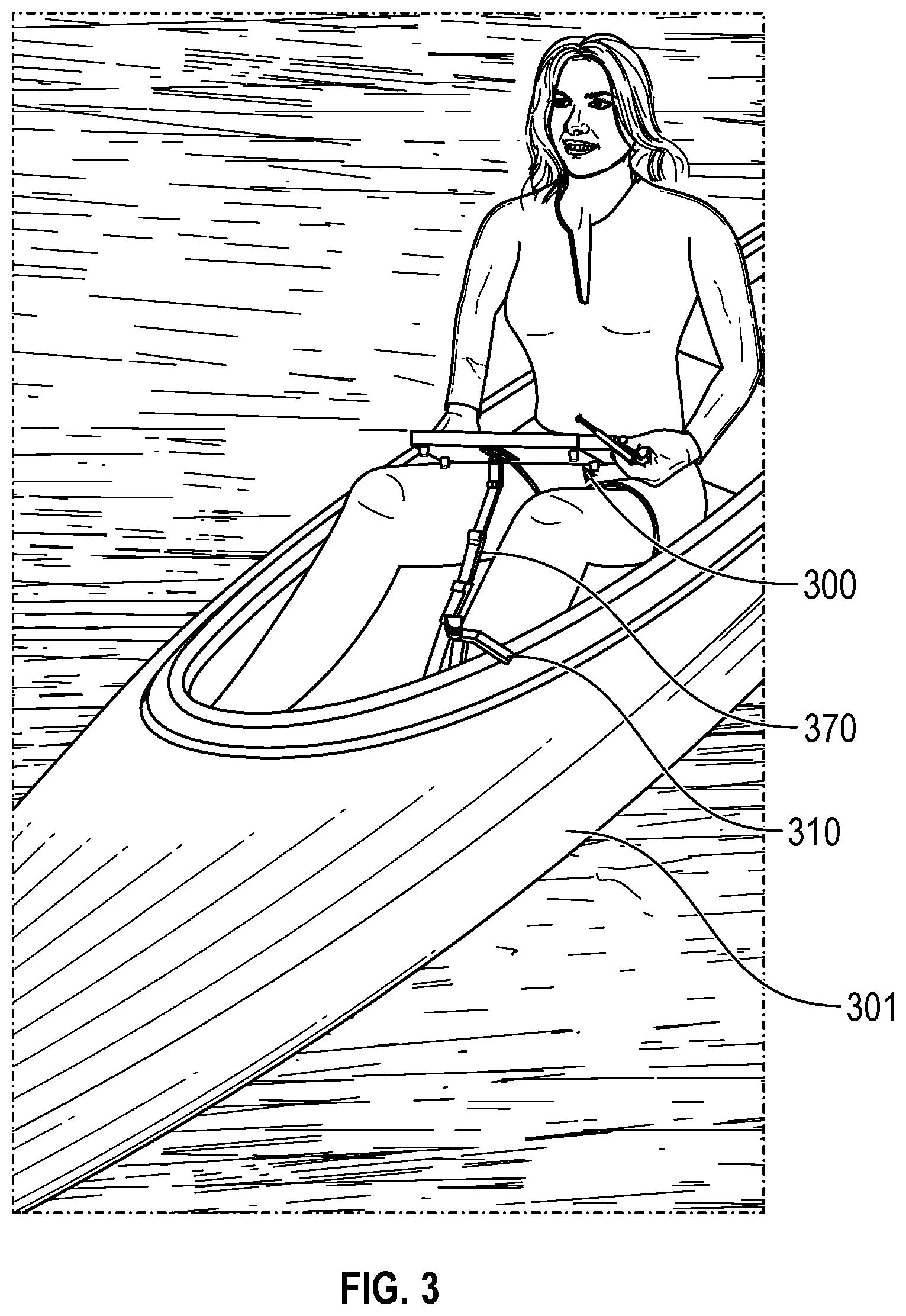 Patent US12426712 Figure 3 – Easel assembly for portable easel