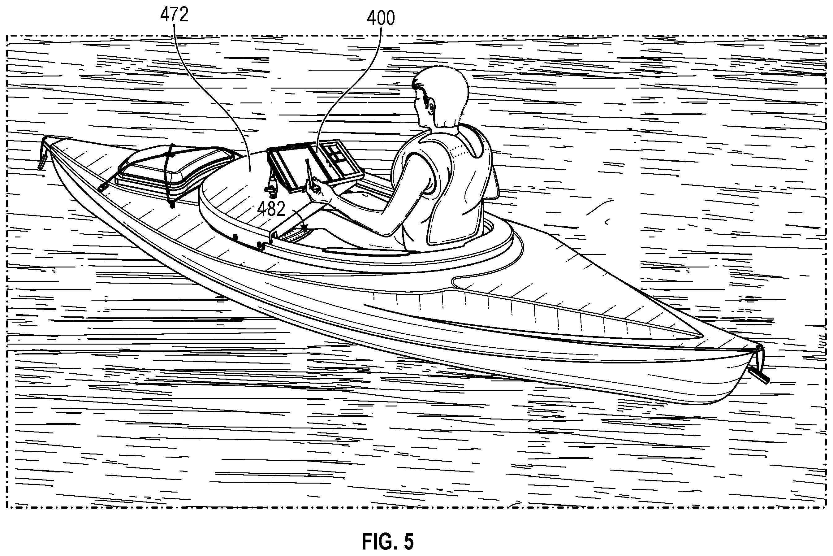 Patent US12426712 Figure 5 – Easel assembly for portable easel