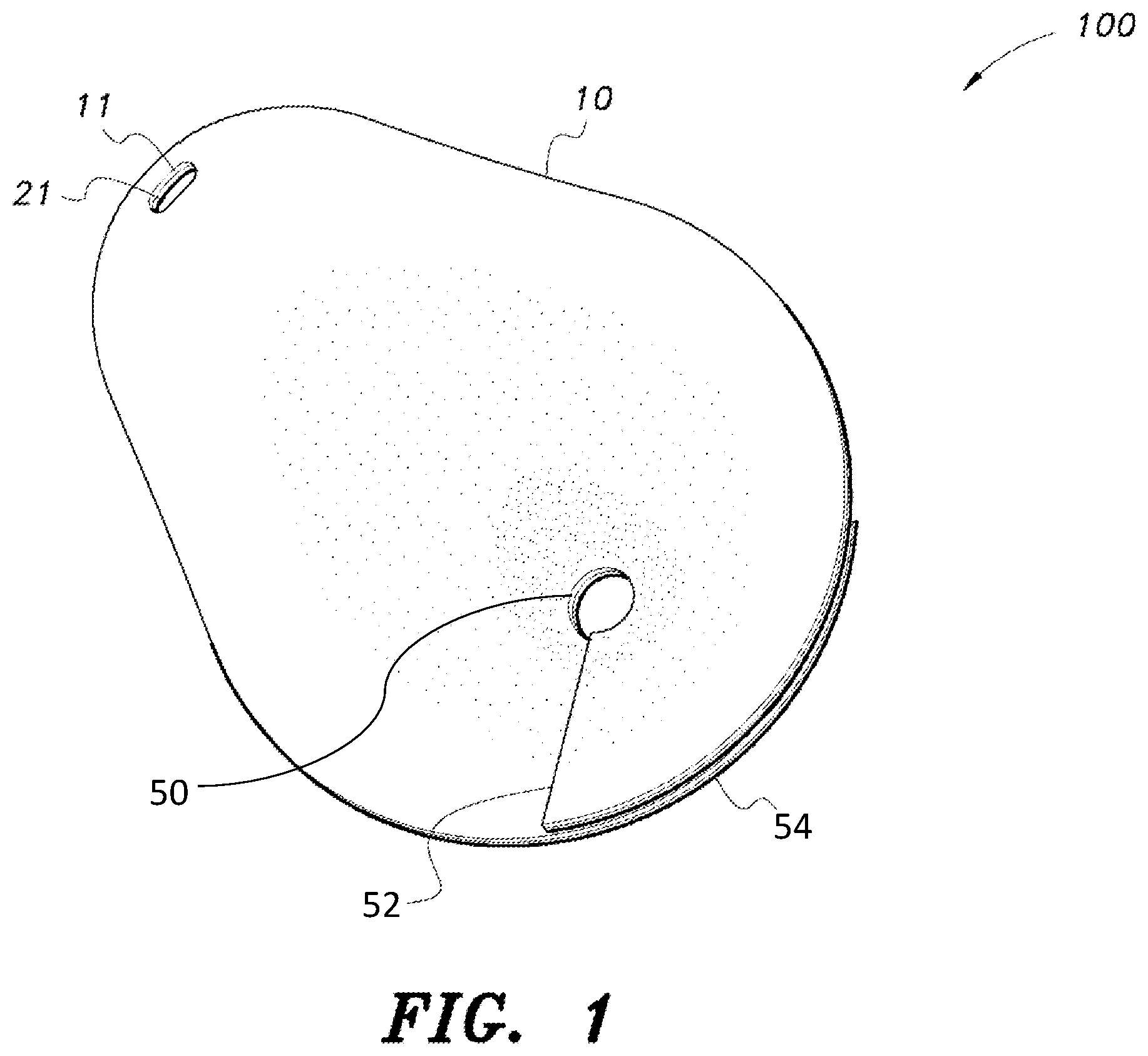 Patent US12426713 Figure 1 – Portable seat