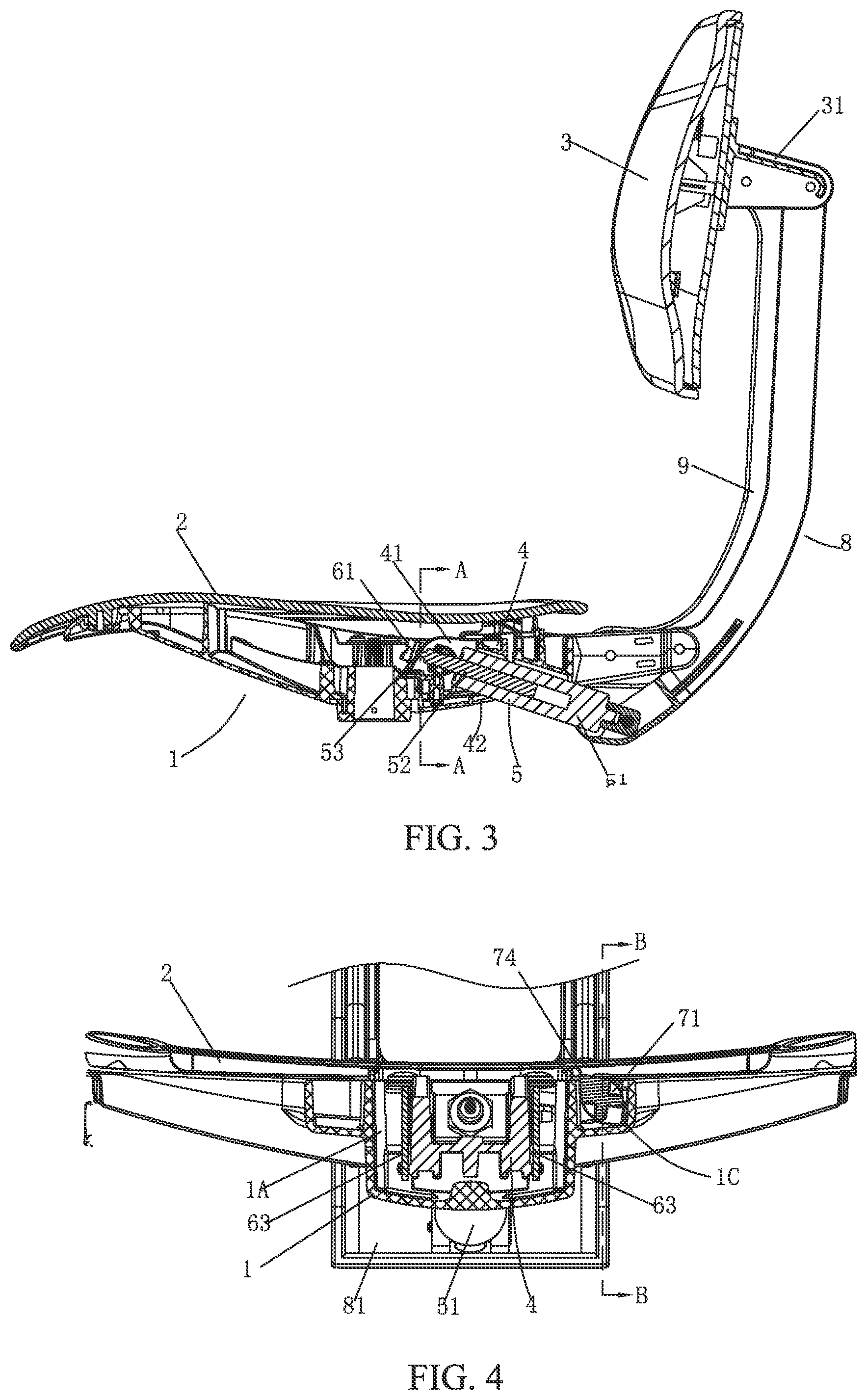 Patent US12426714 Figure 2 – Chair with adjustable back depth