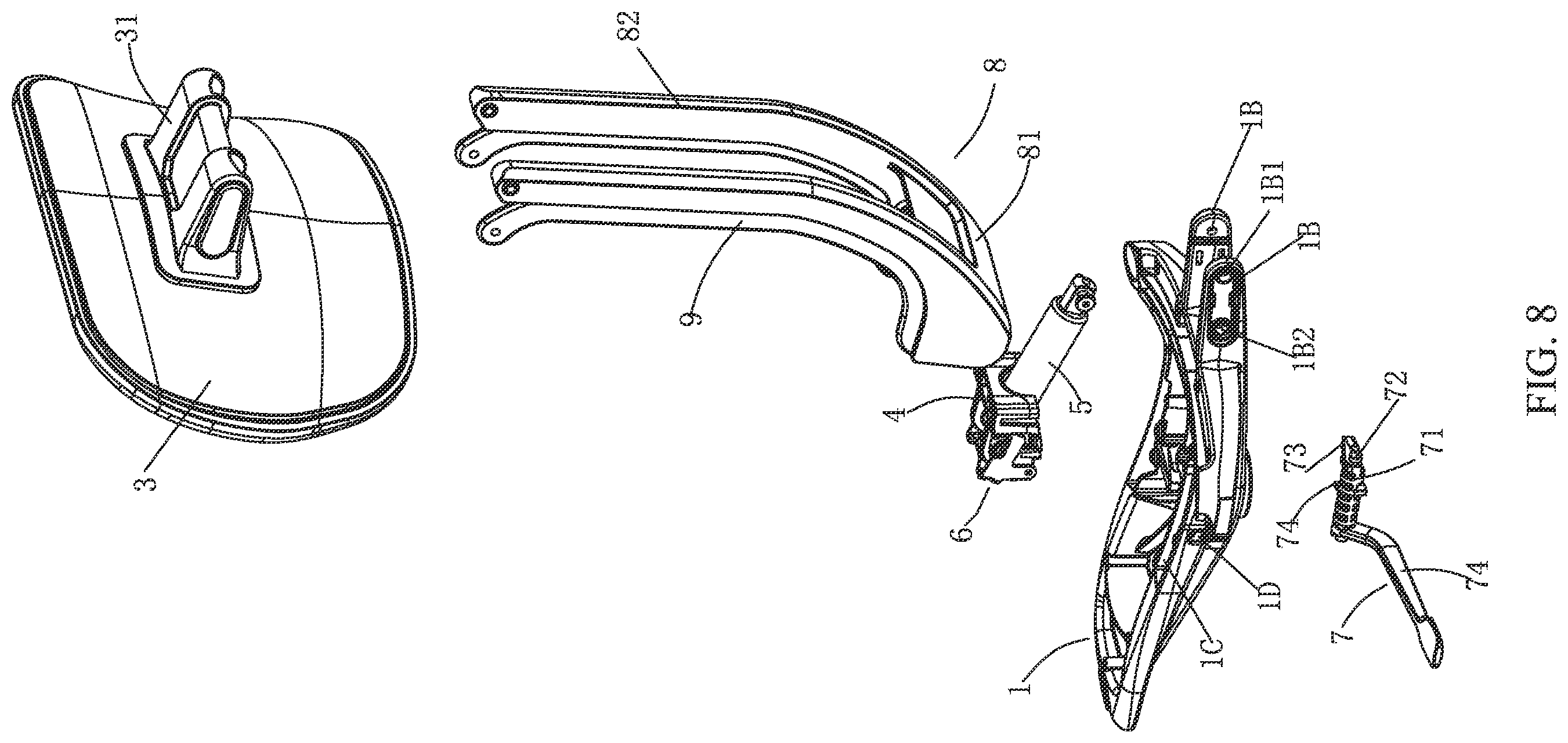 Patent US12426714 Figure 5 – Chair with adjustable back depth