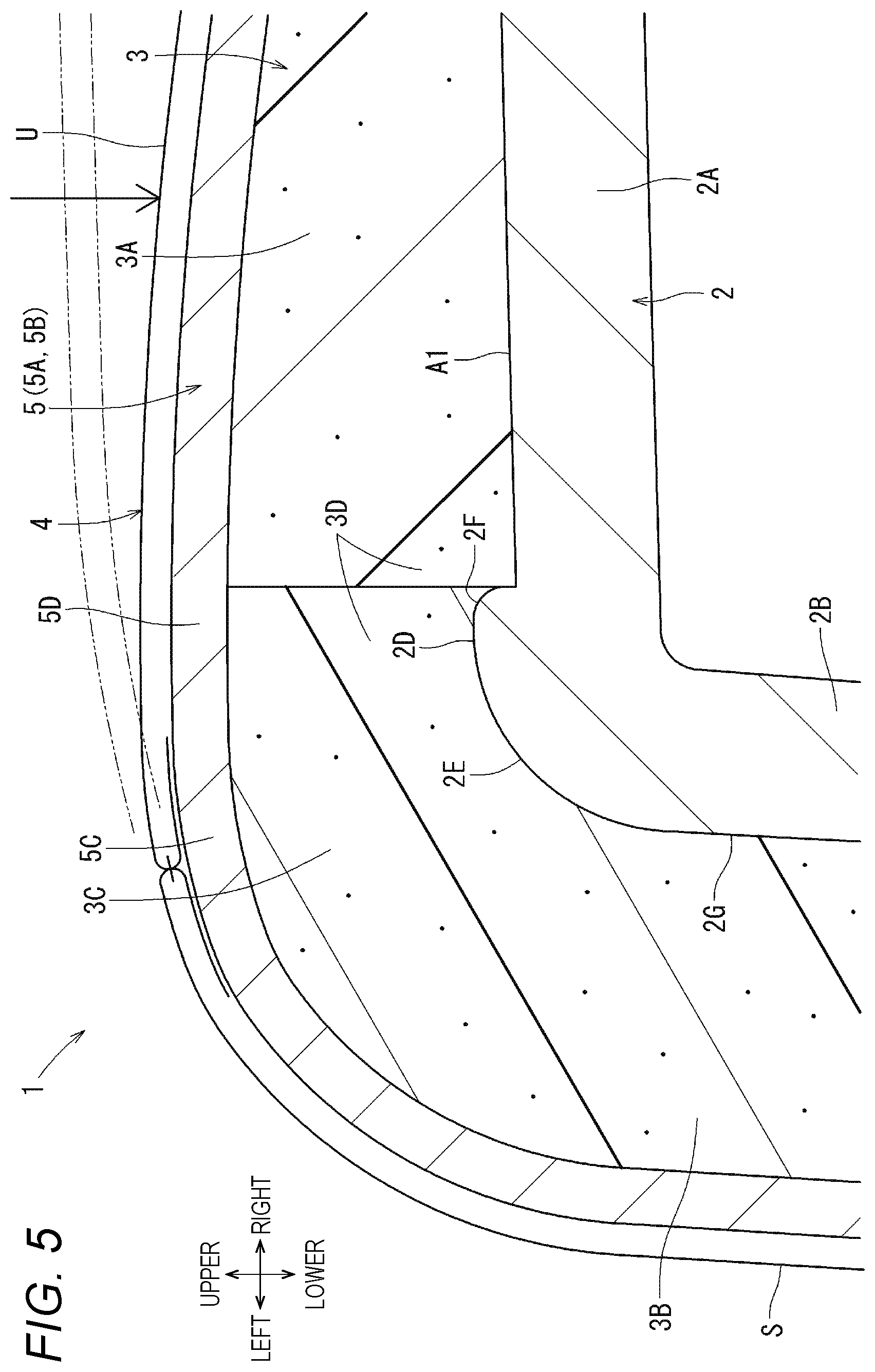 Patent US12426715 Figure 5 – Armrest