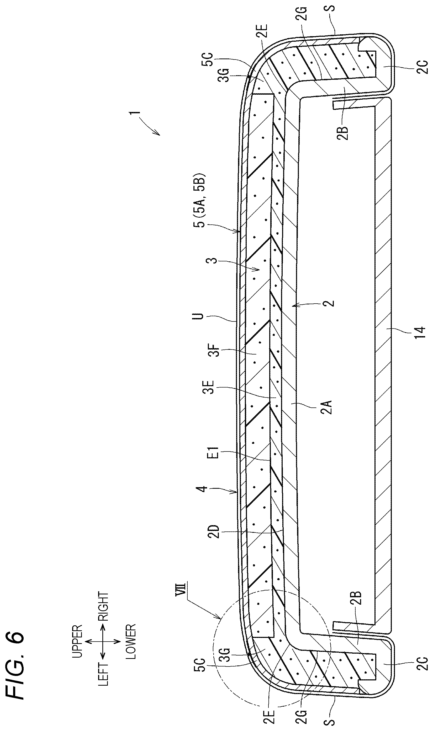 Patent US12426715 Figure 6 – Armrest