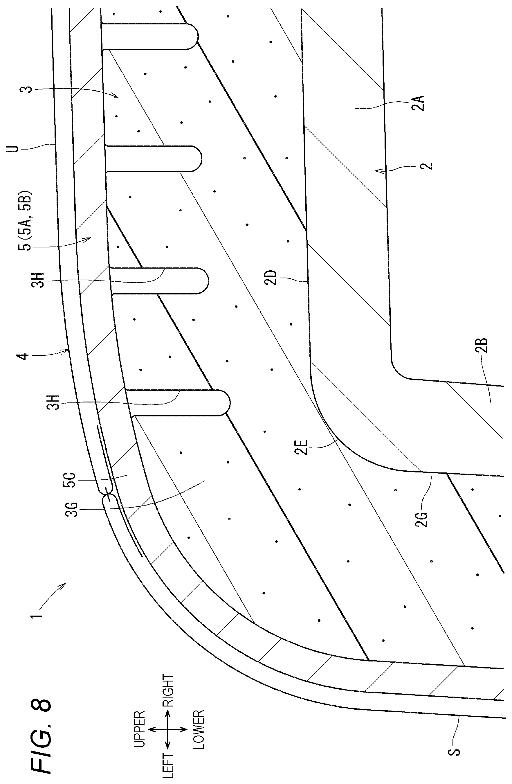 Patent US12426715 Figure 8 – Armrest