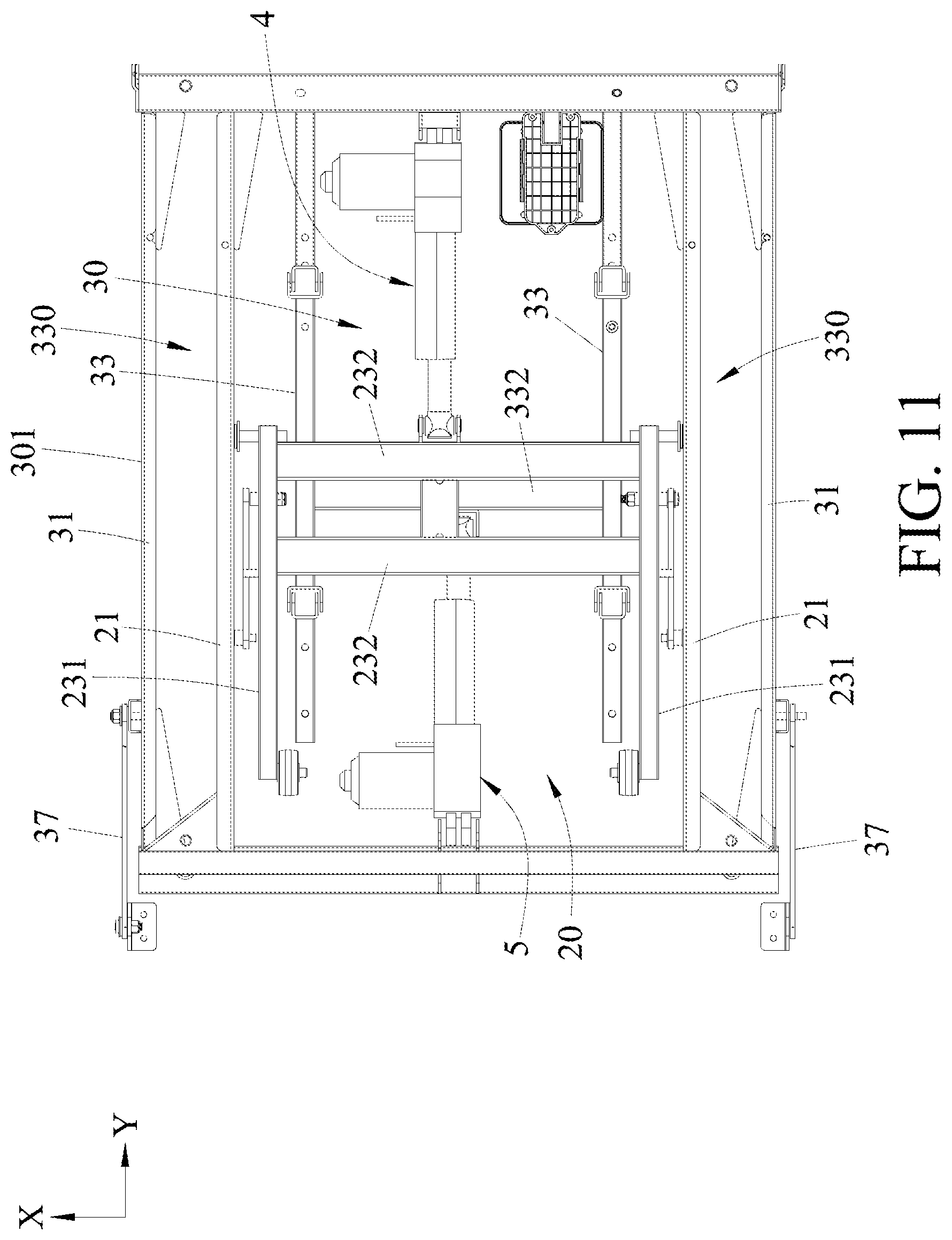 Patent US12426717 Figure 11 – Foldable bed