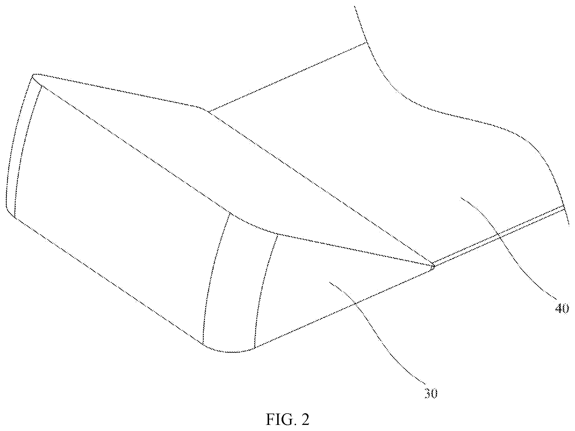 Patent US12426718 Figure 2 – Maternity pillow