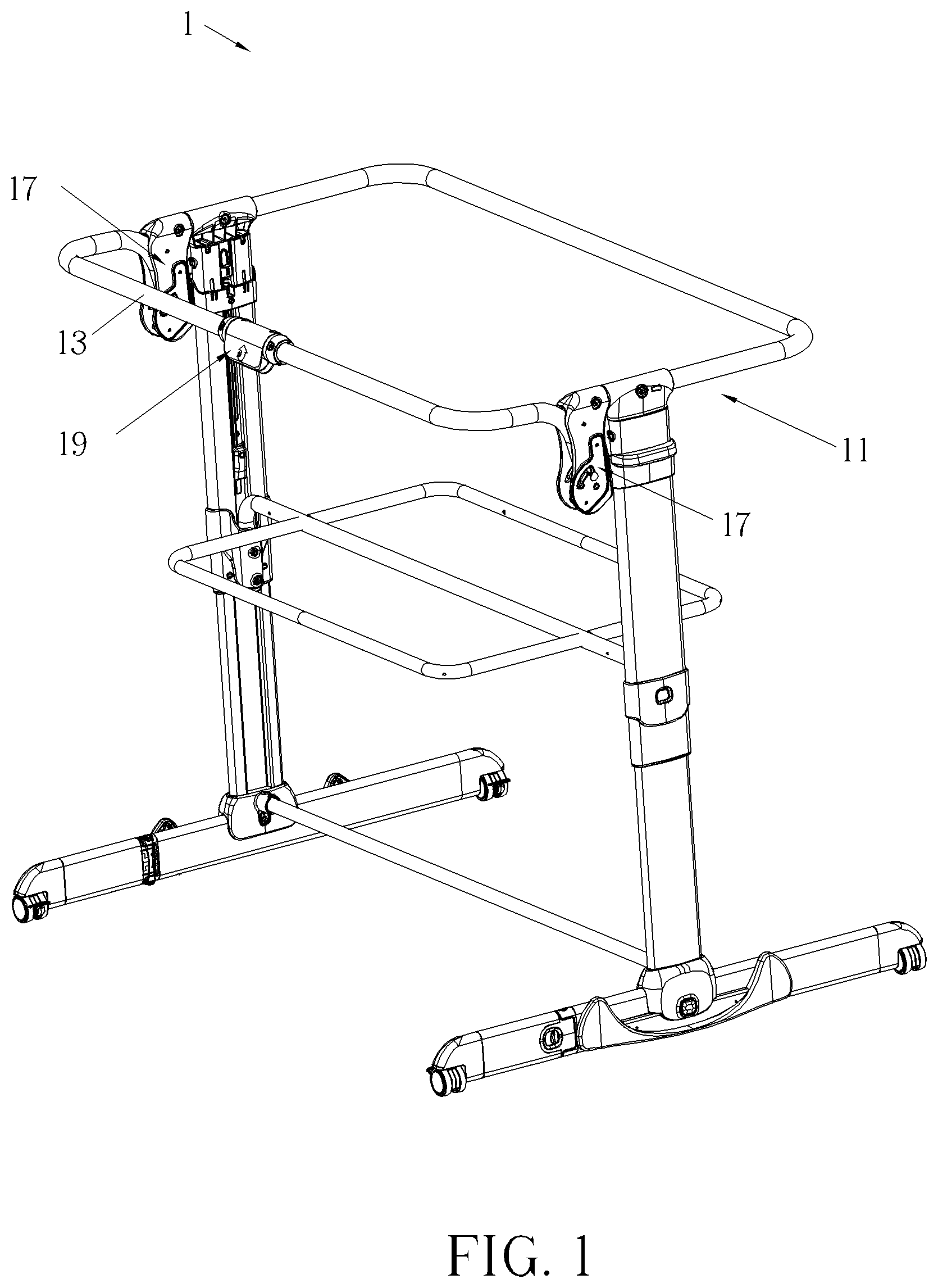 Patent US12426720 — Child accommodating apparatus — Figure 1