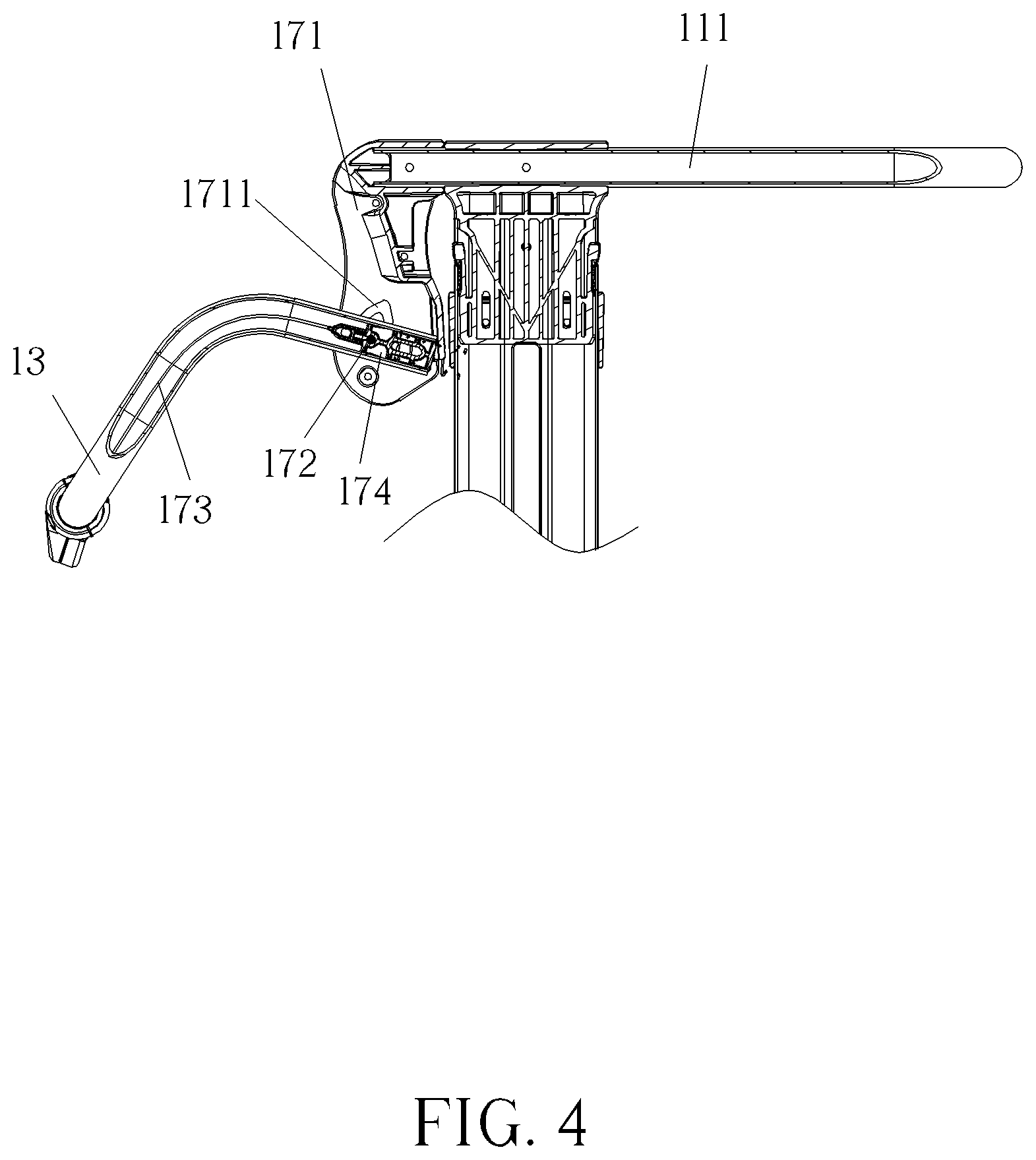 Patent US12426720 Figure 4 – Child accommodating apparatus