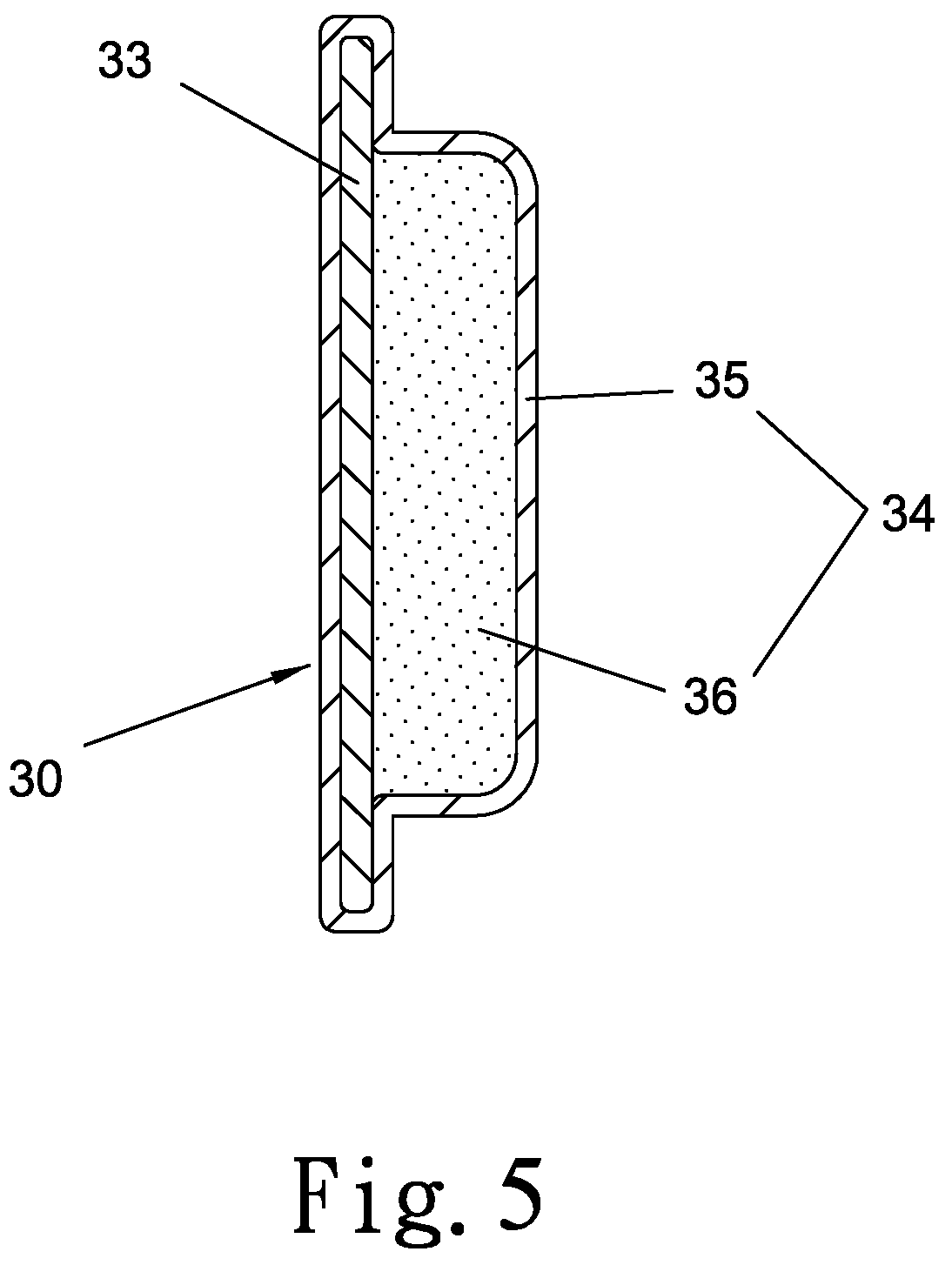 Patent US12426722 Figure 5 – Baby carrier