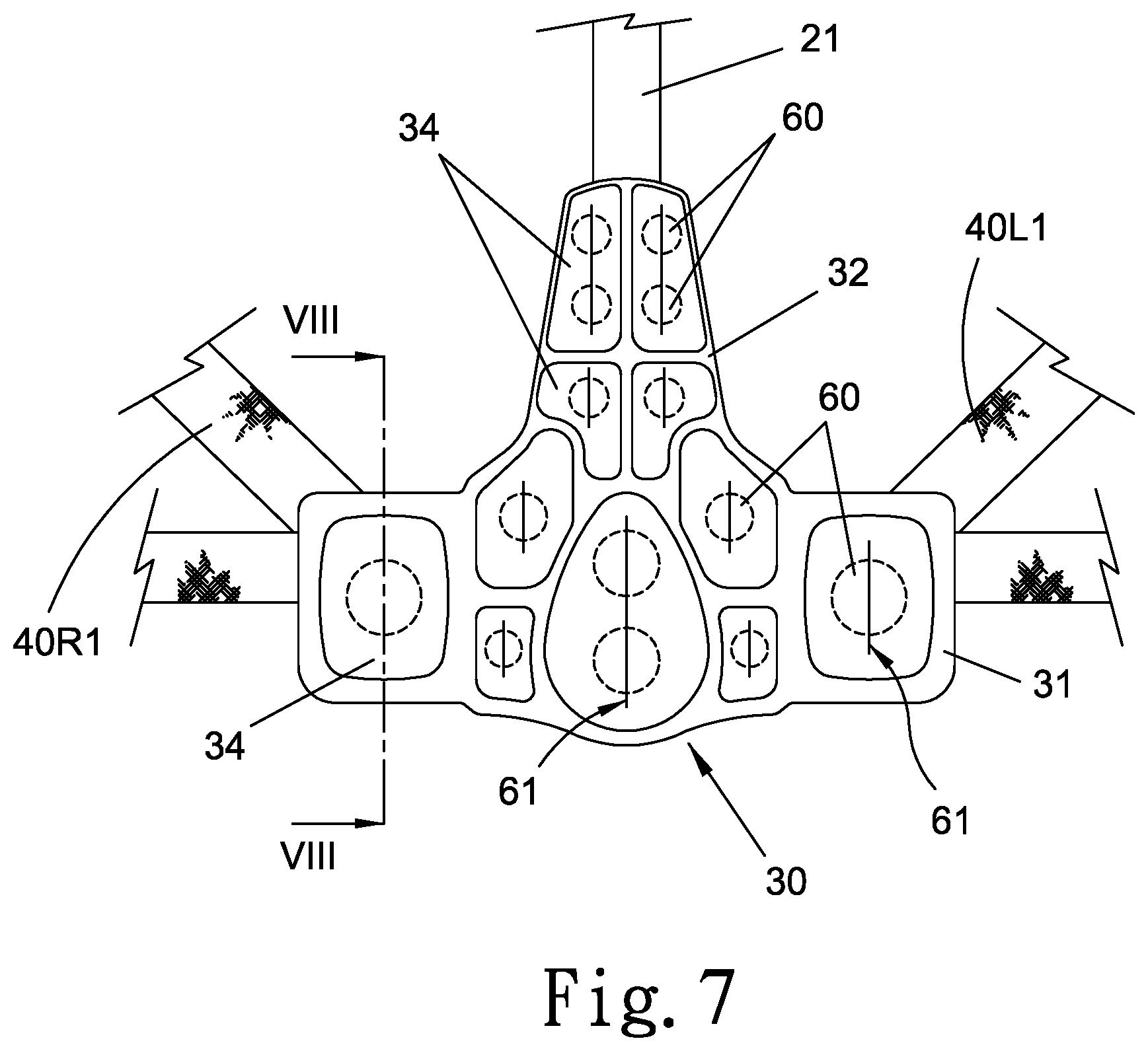 Patent US12426722 Figure 7 – Baby carrier