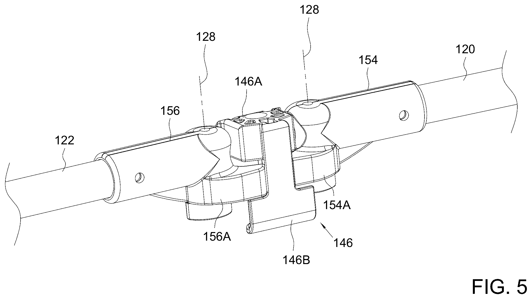 Patent US12426723 Figure 5 – Playpen