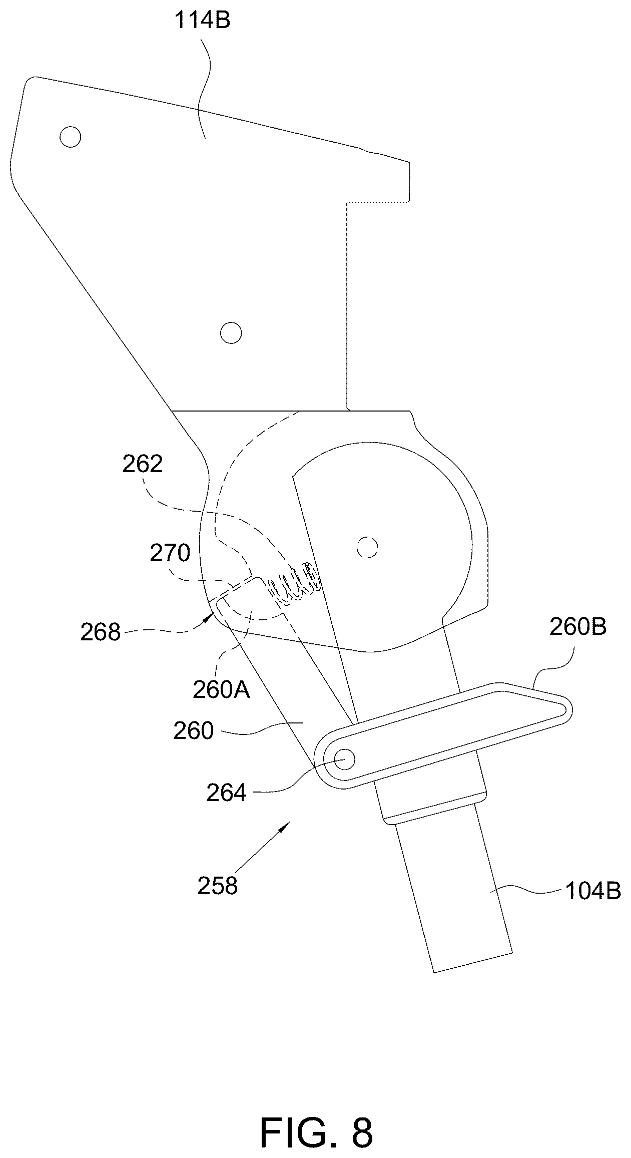 Patent US12426723 Figure 8 – Playpen