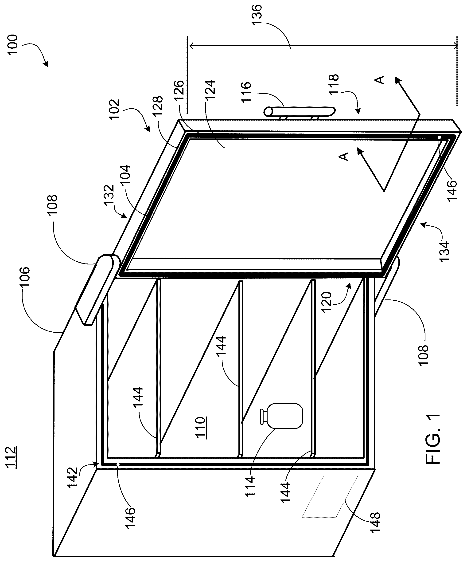Patent US12426724 Figure 1 – Soft close device for doors
